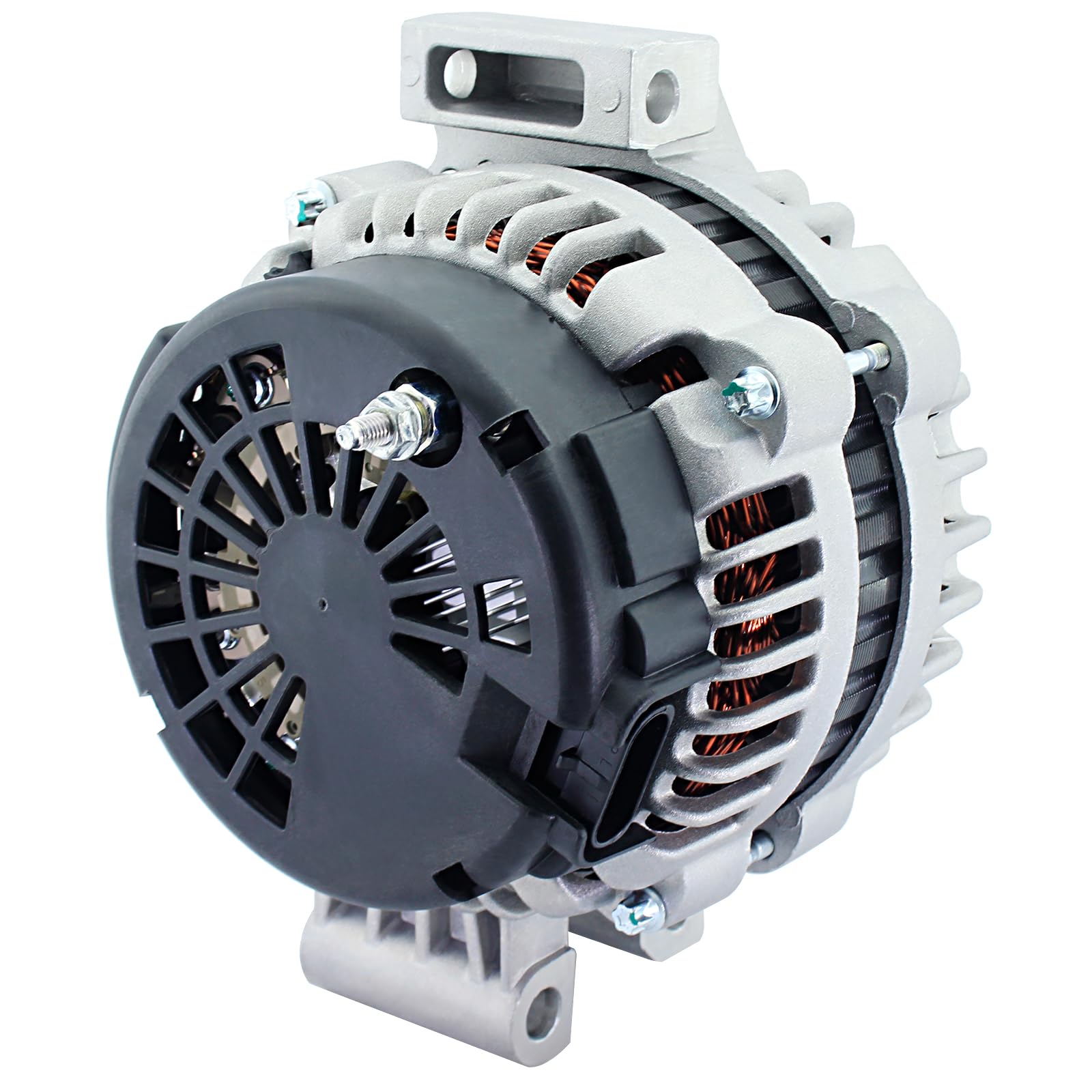 Alternator Replacement New 150Amp 4.2L for 2002-2005 GMC Envoy, 04-05 Envoy XL XUV, 02-05 Chevrolet Trailblazer, 04-05 Buick Rai