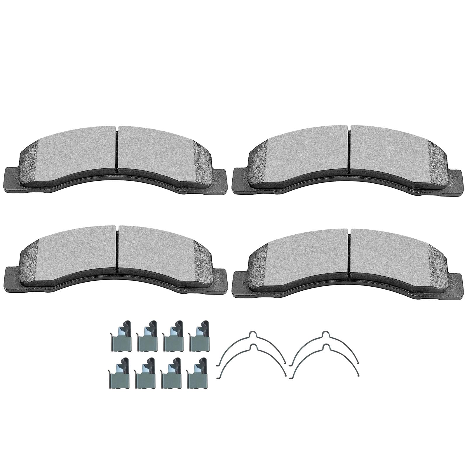 Scitoo D824 Ceramic Brake Pads Sets - Front Replacement For Ford Excursion 2000-2005, F-250 Super Duty 1999-2004, F-350 Super Du