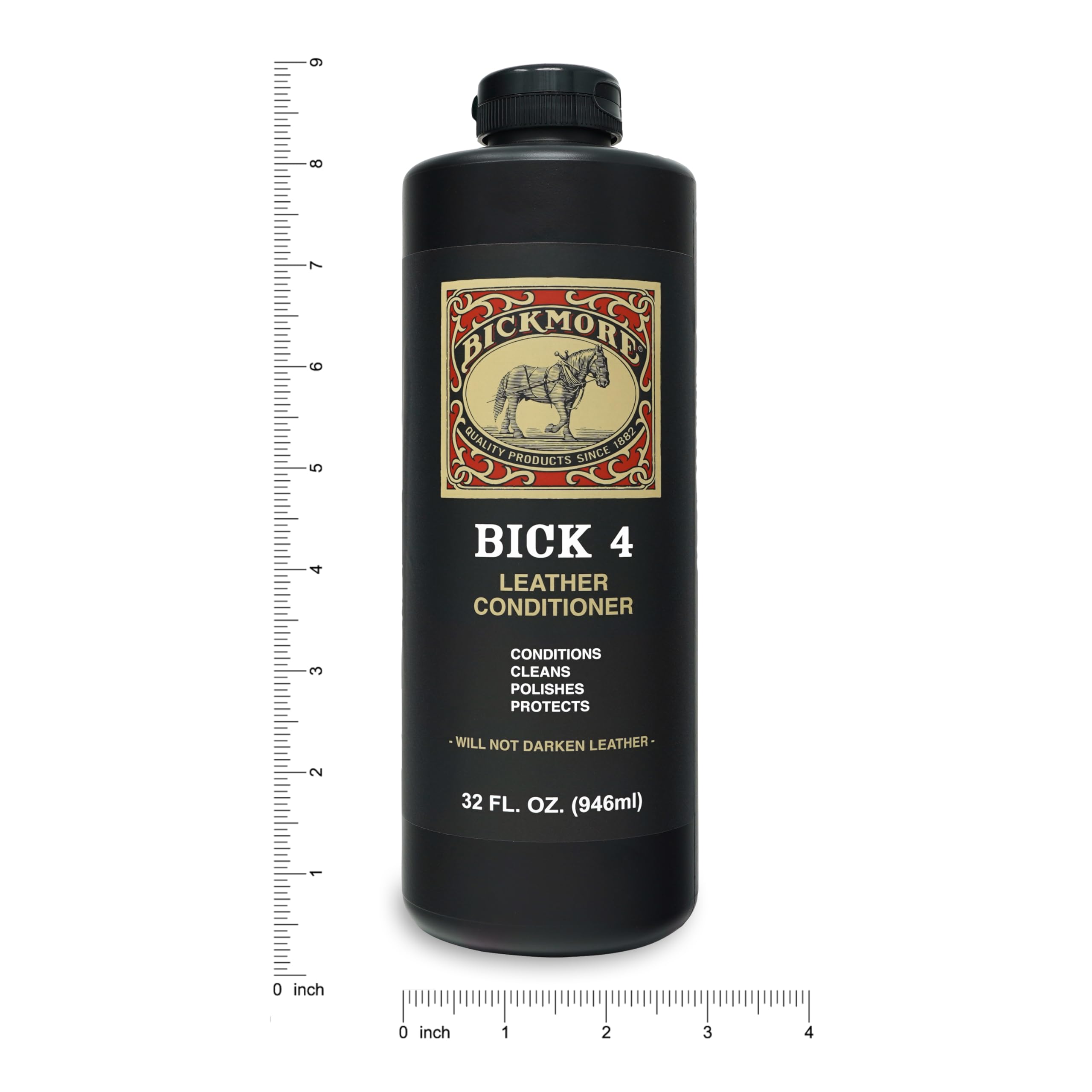 Bickmore Bick 4 Leather Conditioner - 32 oz - White - Restore & Protect All Smooth Finished Leathers