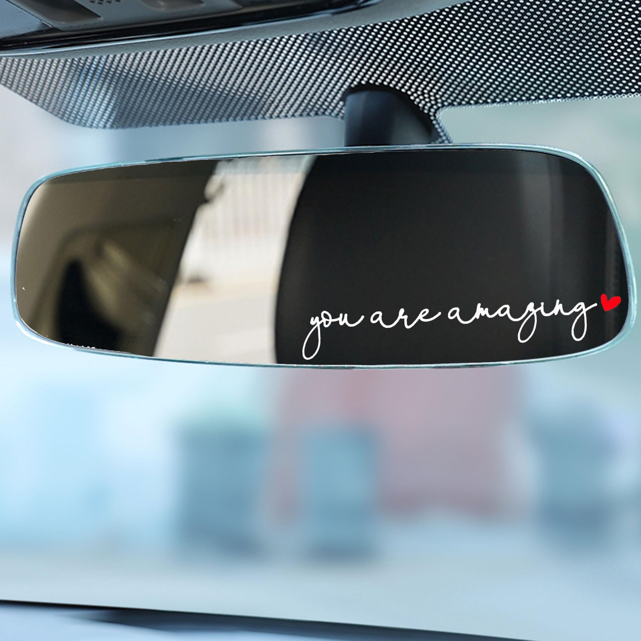 You Are Amazing Vinyl Sticker Mirror Decor Car Decal For Women Affirmation Reminder Sticker For Her New Car Decor Water Bottle D