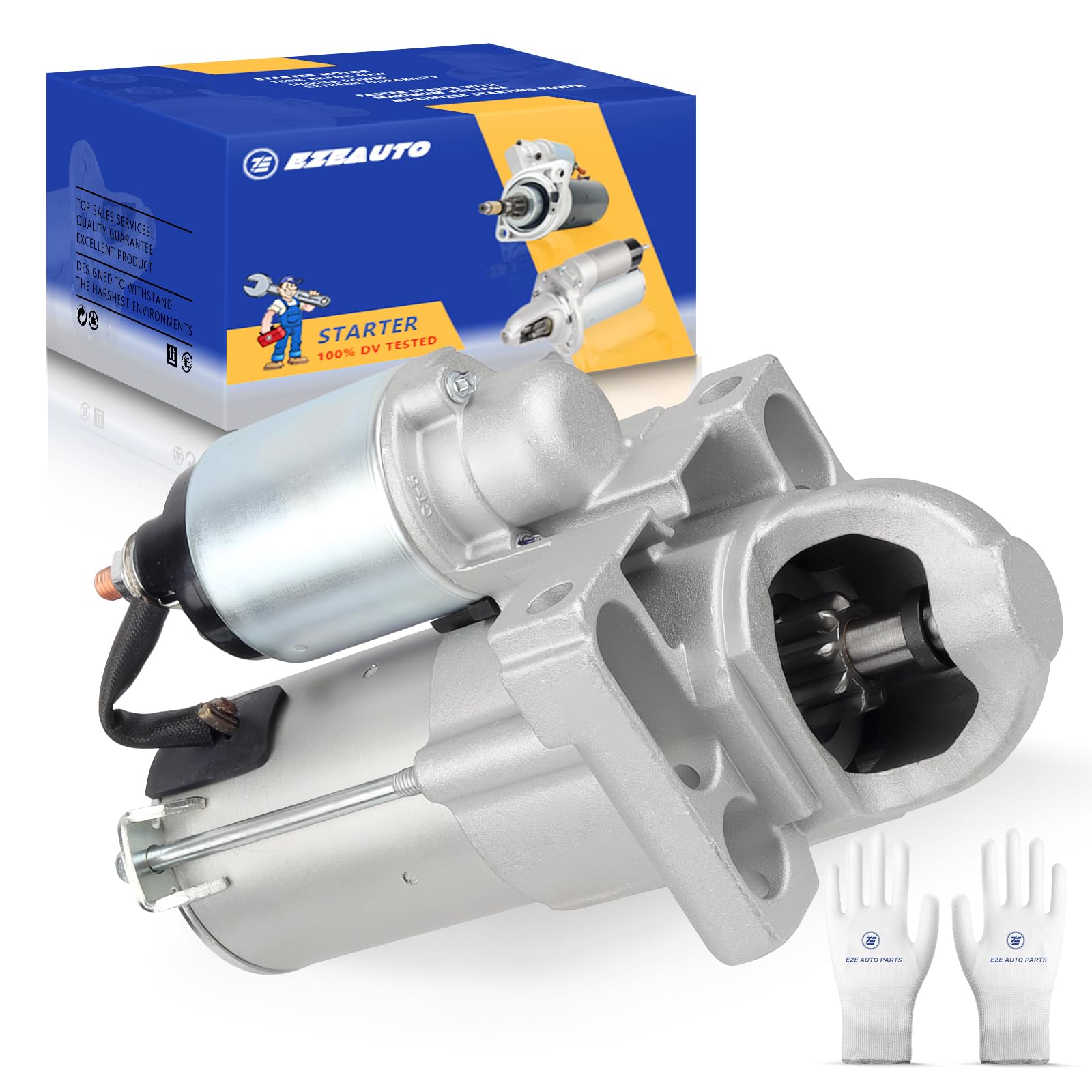 Ezexpreze 6494 New Starter Buick Cadillac Chevrolet GMC Isuzu SAAB 4.8L 5.3L 03 04 05 06 07 08 09 2003-2009 SDR0270 12568051 125