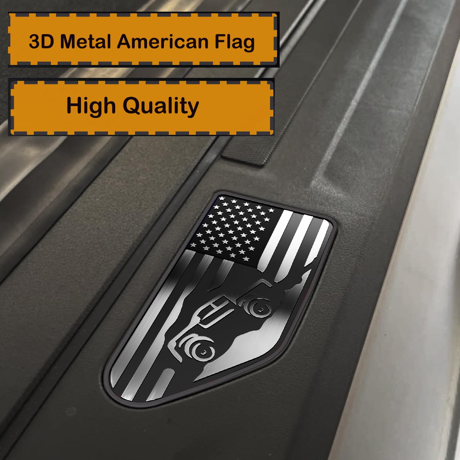 Bed Rail Stake Pocket Covers for GMC Chevy Silverado/GMC Sierra 1500(2019-2024), GMC Sierra 3500HD(2020 2021 2022 2023 2024)/250