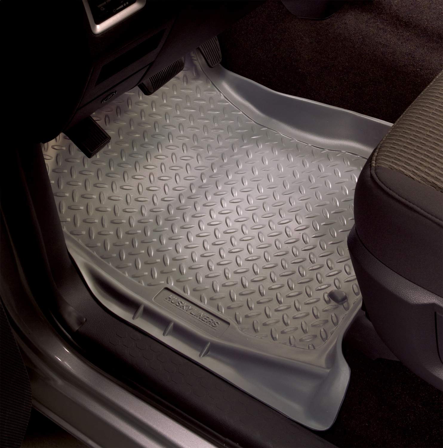 Husky Liners Classic Style Series | Front Floor Liners - Black | 33001 | Fits 1980-1996 Ford Bronco/Ford F150, 1980-1997 Ford F2