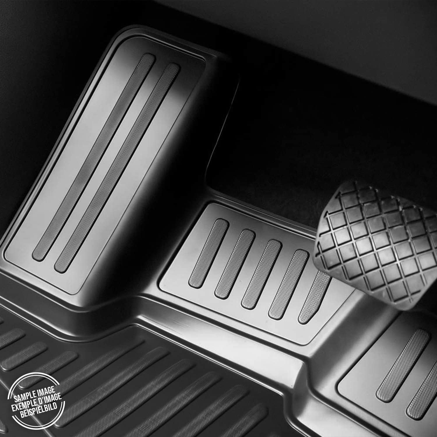 Omac Floor Mats For Land Rover Range Rover Evoque 2012-2019 Tpe All-Weather Black