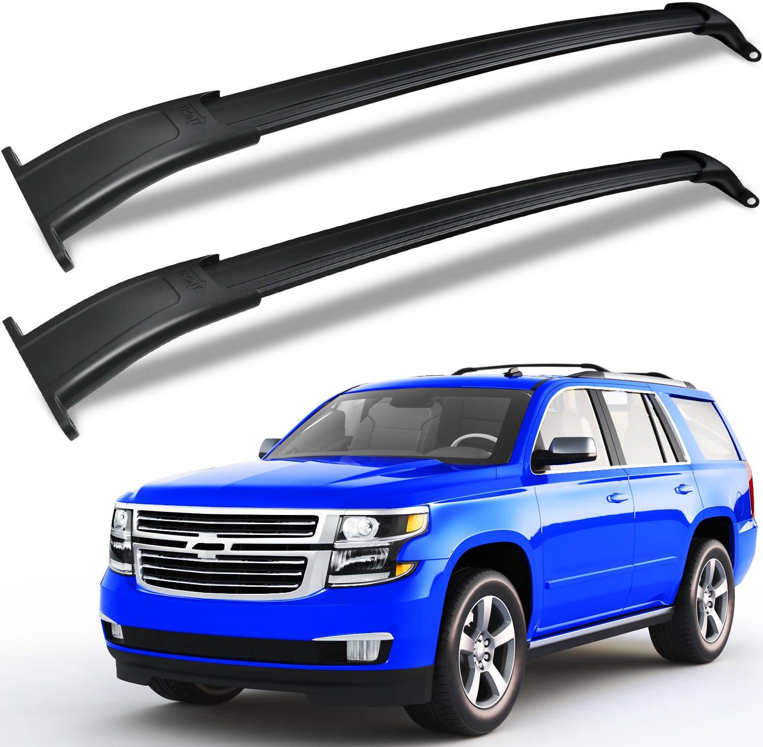 KINGGERI 220lbs Roof Rack Cross Bars Compatible with Chevrolet Suburban & Tahoe, GMC Yukon & Yukon XL, Cadillac Escalade & Escal