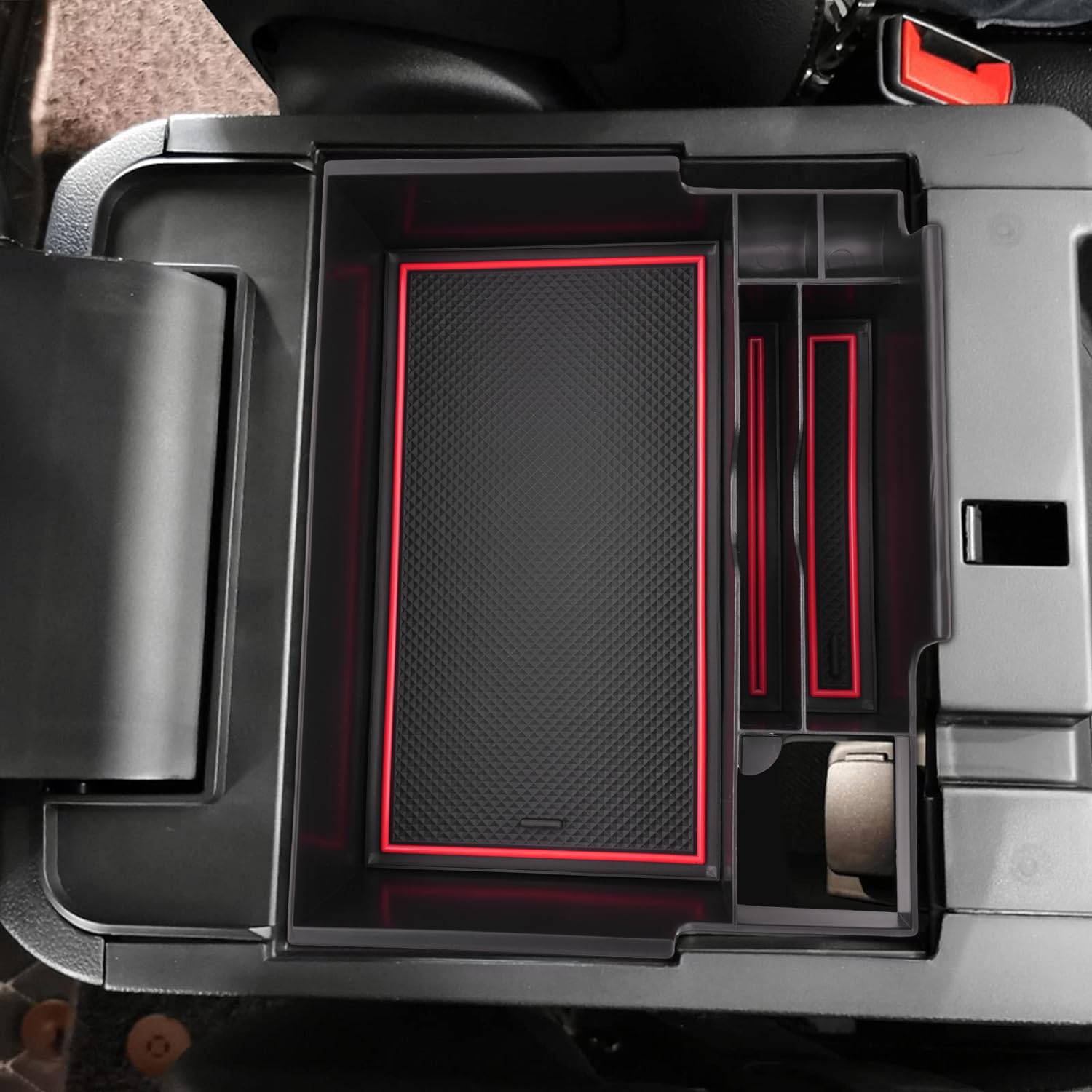 SXCY for 2020-2023 2024 2025 Ford Explorer Center Console Organizer Tray FIT Ford Explorer 2024 2025 Accessories Console Tray fo