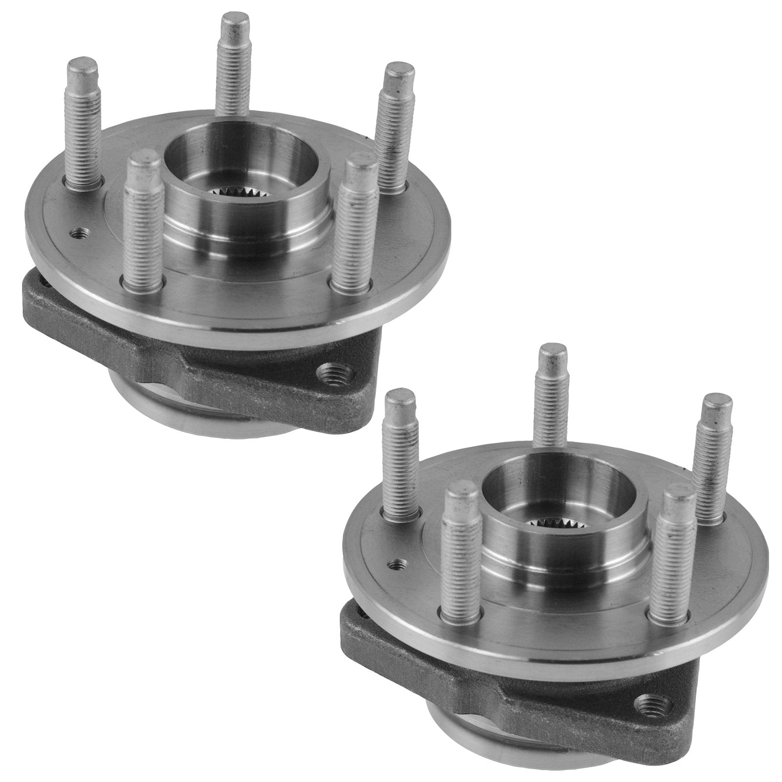 Trq Front Wheel Hub Bearings Assembly Set Compatible With 2011-2015 Chevrolet Cruze 2016 Cruze Limited