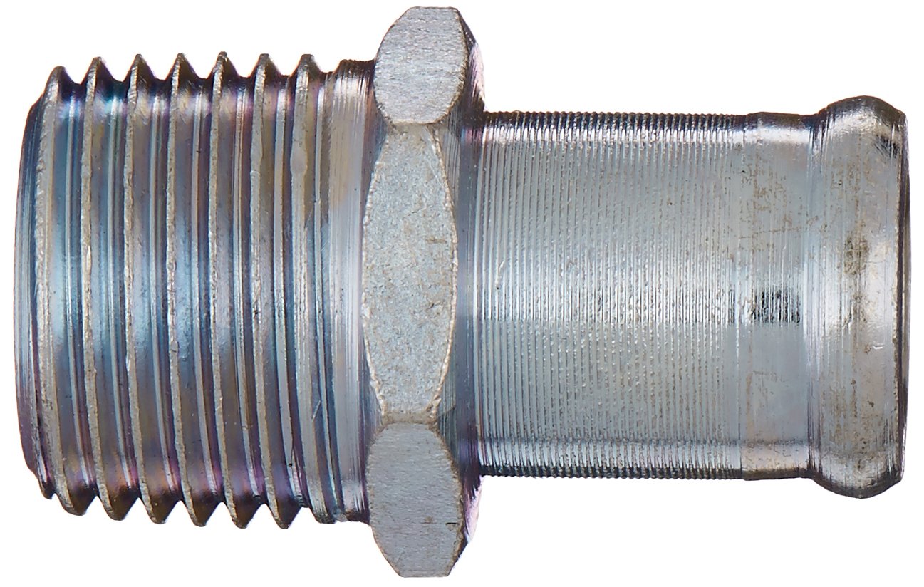 Dorman Heater Hose Connectors - 5/8 In. Hose X 1/2 In. Npt X 1-1/2 In. Long Nipple