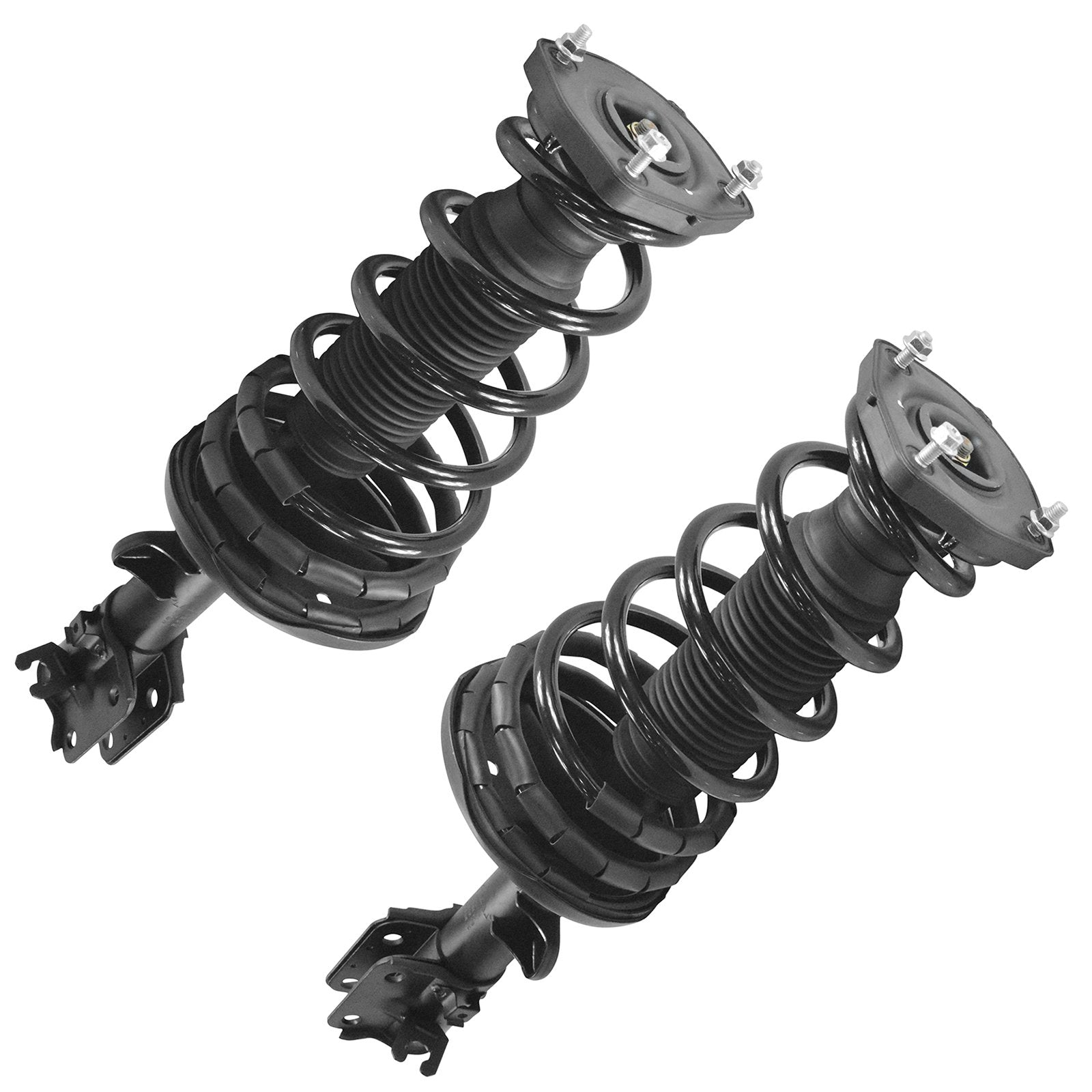 Trq Rear Strut & Coil Spring Assembly Set Driver & Passenger Sides Compatible With 05-09 Hyundai Tucson 05-10 Kia Sportage