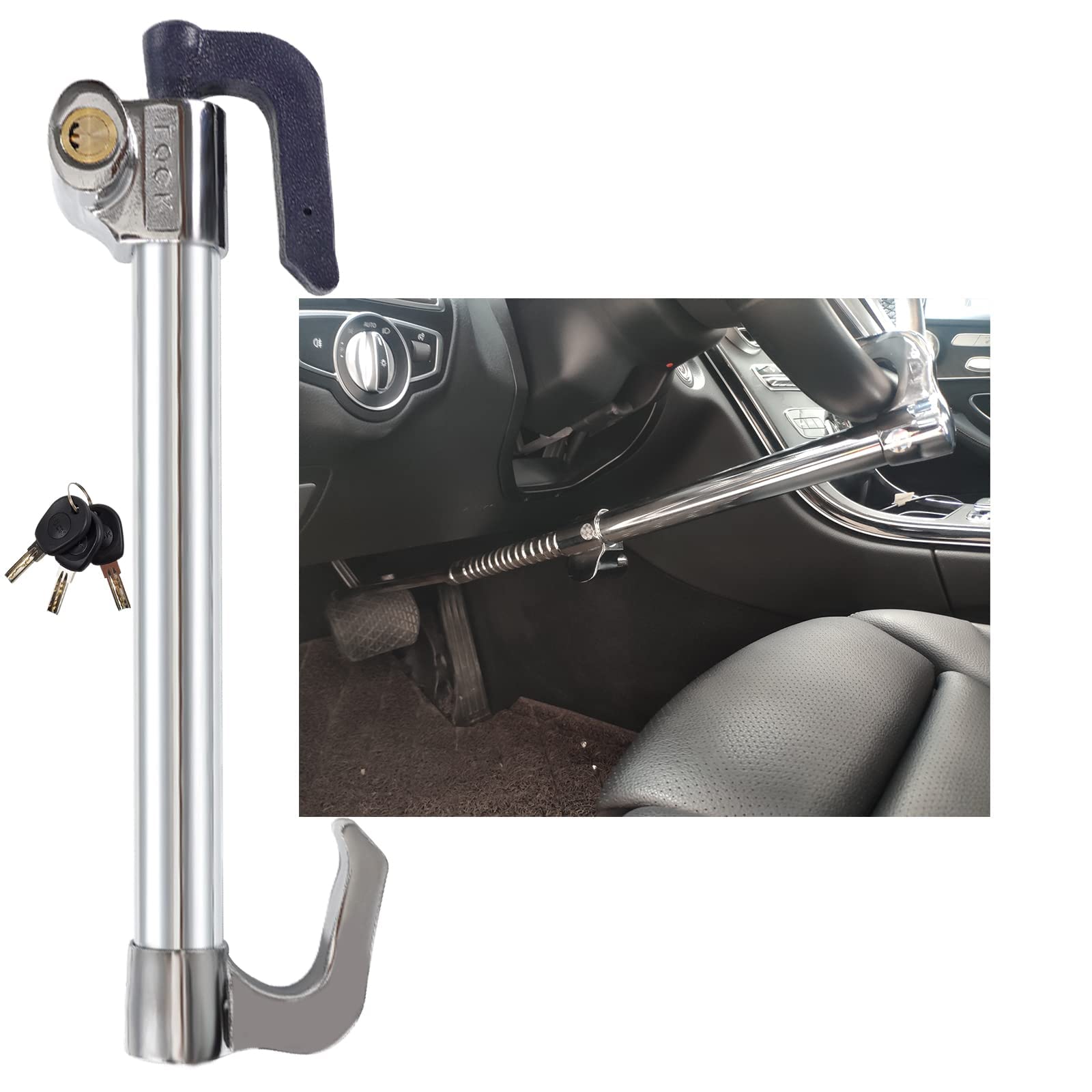 Esploratori Steering Wheel Lock, Anti Theft Device, Anti Theft Car Device, Car Lock,Car, Car Security Products,Antitheft Product