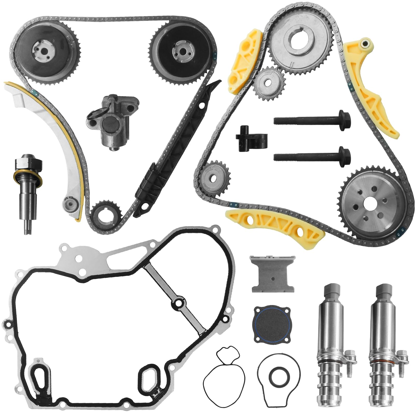 9-4201s Engine Timing Chain Kit for 2009-2017 for Chevy Equinox Malibu Captiva lmpala HHR Cobalt for Buick Regal Lacrosse Verano