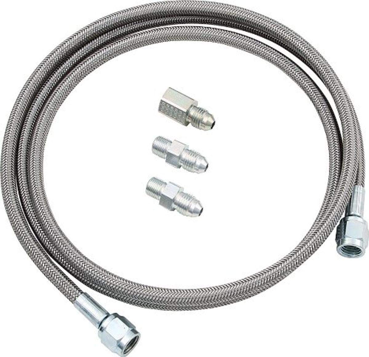 Allstar Performance ALL46110-60 (60'') Gauge Line Kit, Silver