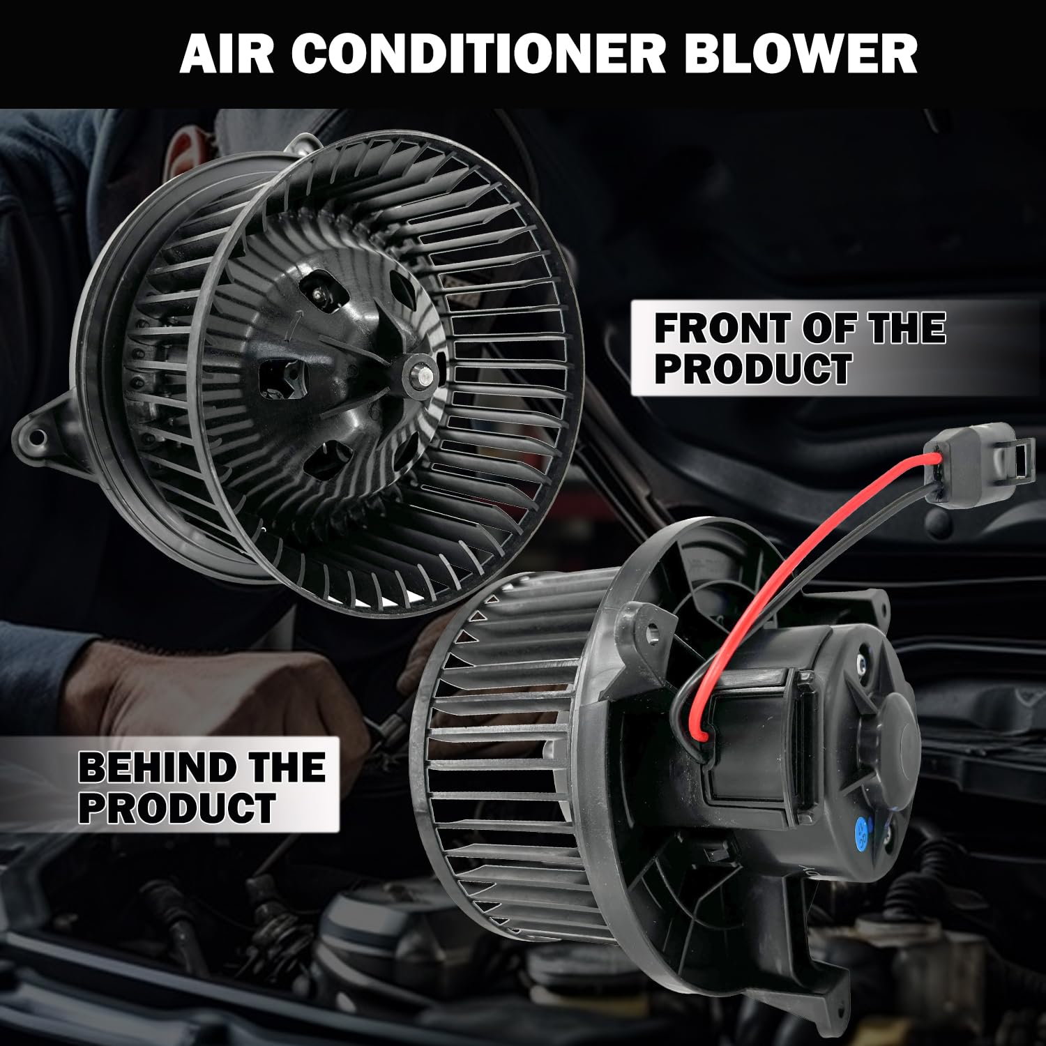Aspligo 700175 Ac Heater Blower Motor Fan Assembly Fit For Nissan Frontier 2005-2019, Pathfinder 2005-2012,Xterra Replaces 2005-