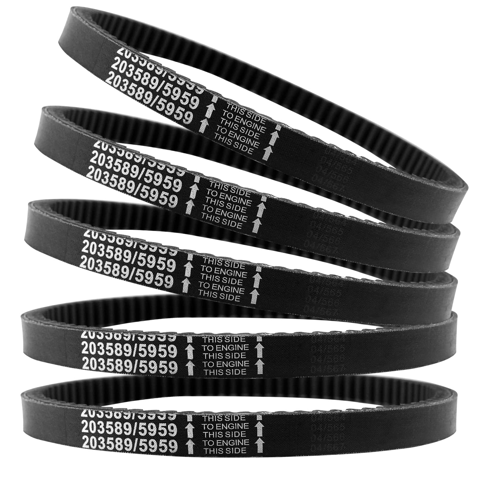 5Pcs 30 Series Go Kart Drive Belts Go Kart Torque Converter Drive Belt Replacement For Manco 5959 / Comet 203589