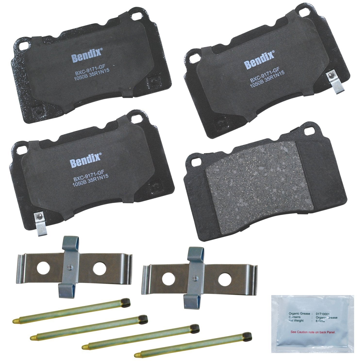 Bendix Priority1 Cfc1050B Ceramic Front Brake Pads For Hyundai Genesis Coupe 2010, Genesis Coupe 2016-2013