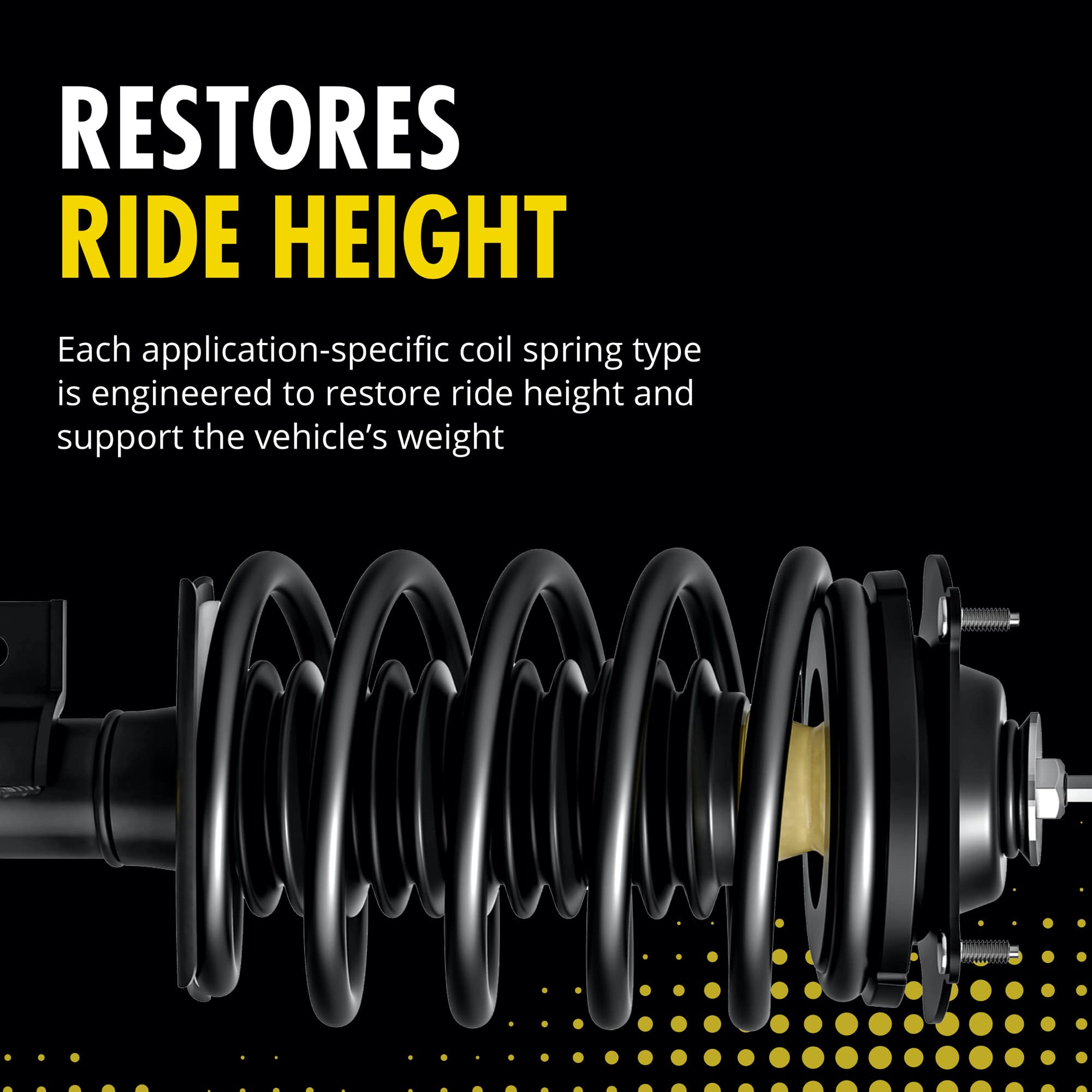 Monroe Quick-Strut 172945 Suspension Strut And Coil Spring Assembly For Mazda 5
