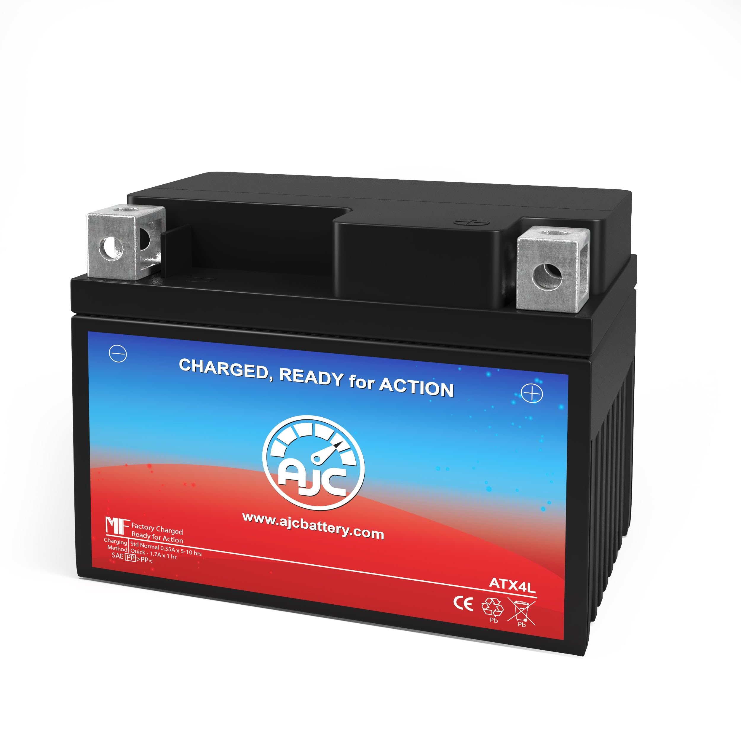 AJC Battery Compatible with Honda MSX125 Grom 125CC Motorcycle Battery (2014-2018)