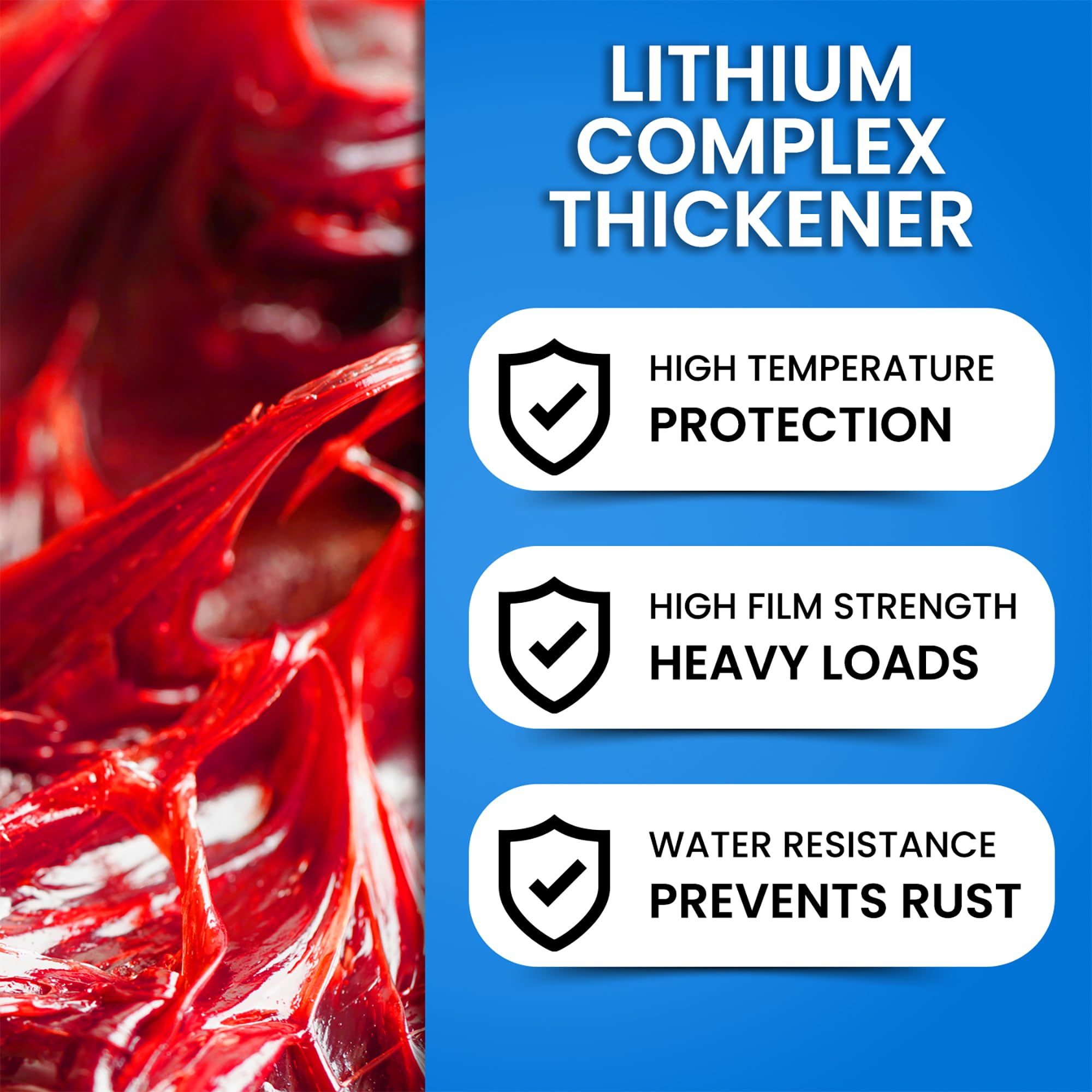 Wheel Bearing Grease Red And Tacky Automotive Lubricant Tub Jar | Car Grease | Axle | Thick Multipurpose Red Grease | Bearing Pa