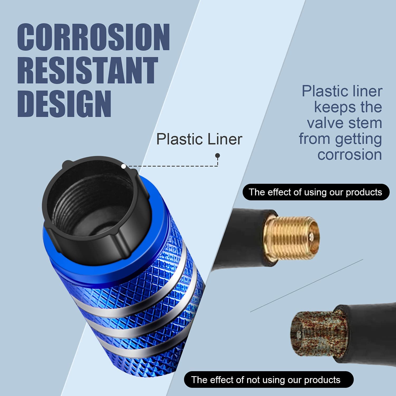 Tire Valve Stem Cap Cover - (12 Pack) Tire Air Caps Metal With Plastic Liner Corrosion Resistant Leak-Proof Cat/Dog Paw For Car Truck Motorcycle Bike