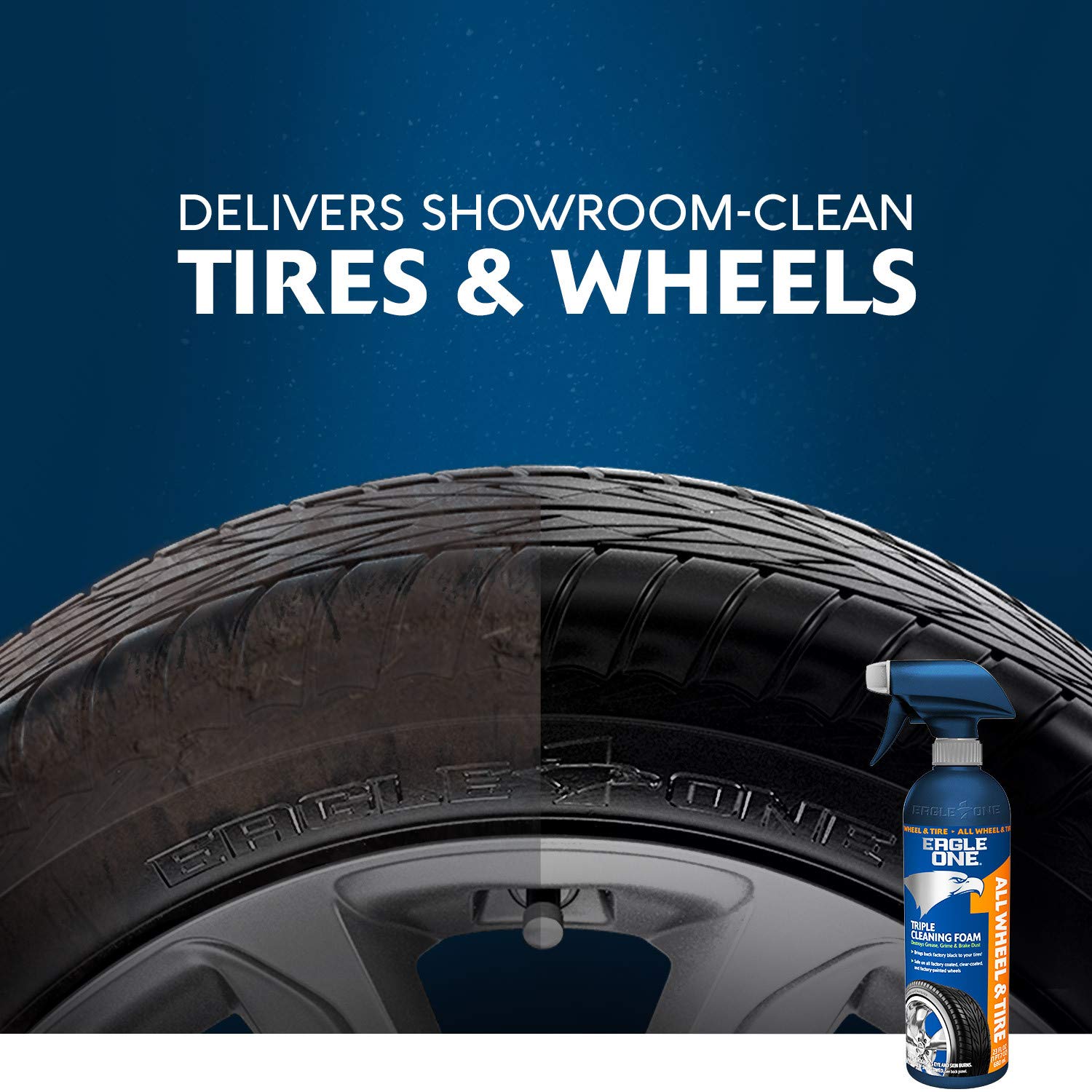 Eagle One All Wheel & Tire Cleaning Foam Spray - 23 Fl Oz, Model E301454600