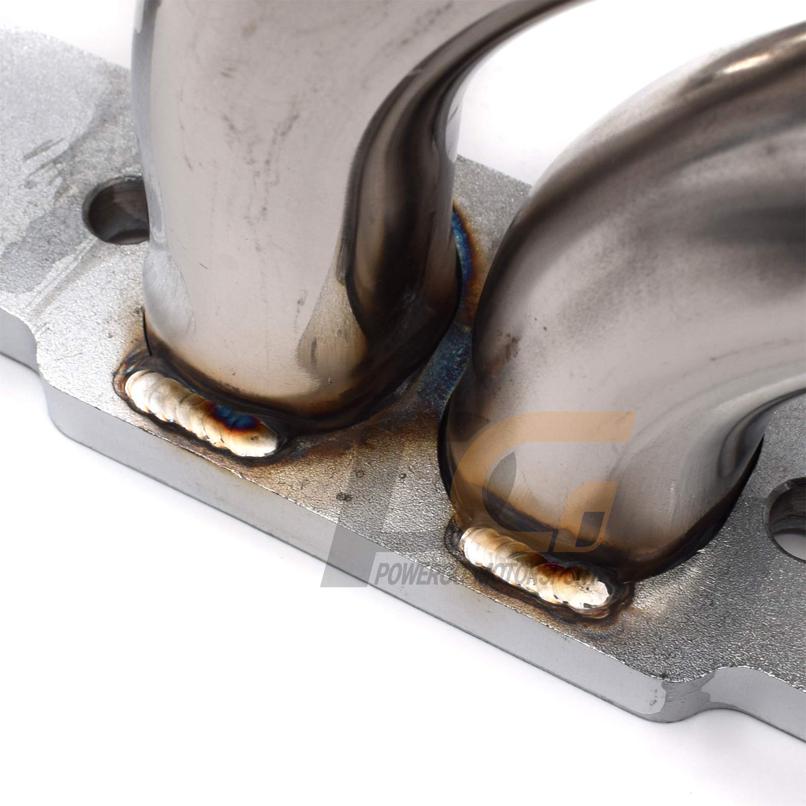 Exhaust Headers 1-1/2 in. 304 Stainless Steel Polished Finish for 88-95 C1500 C2500 K1500 K2500 Silverado Sierra 92-95 Suburban