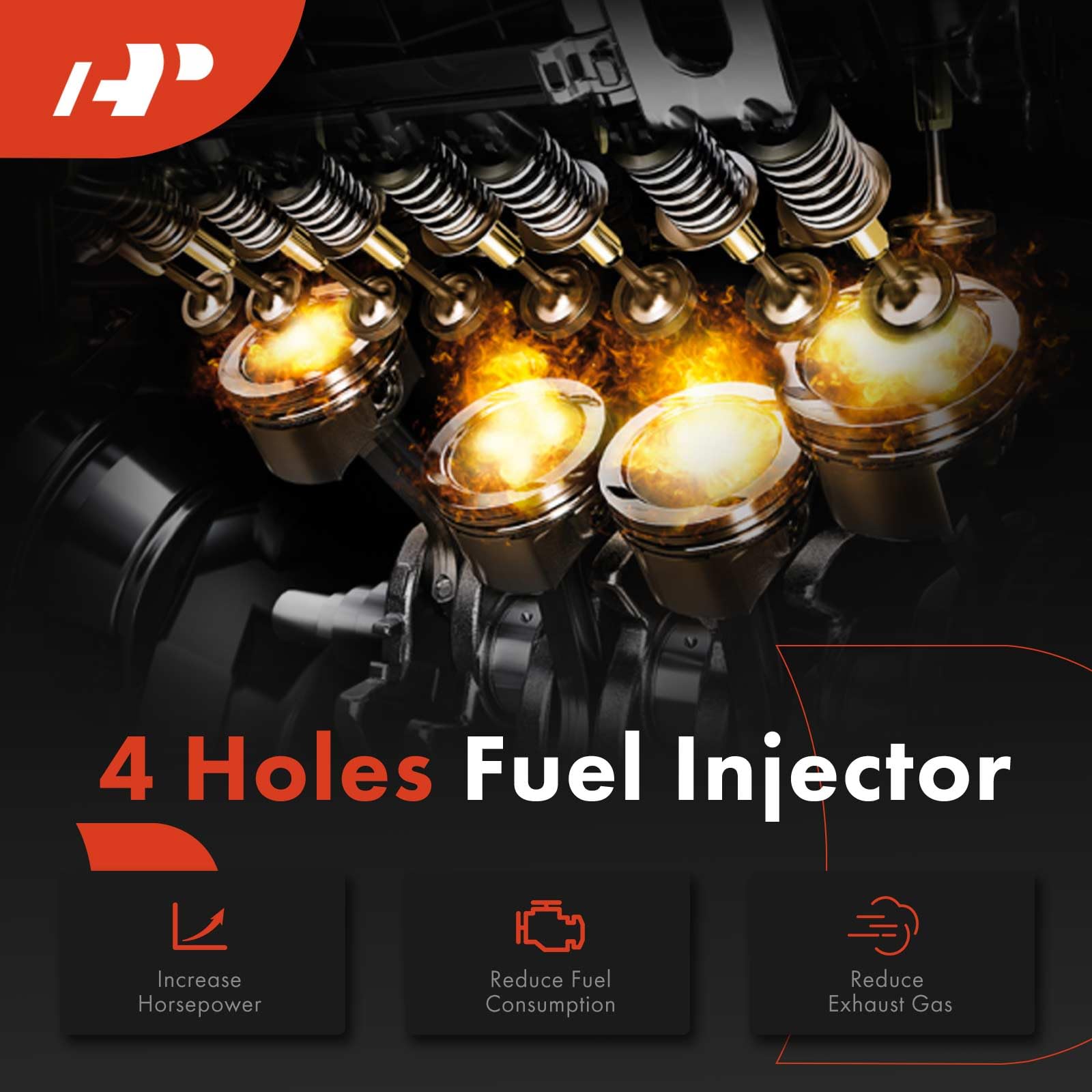 A-Premium Fuel Injectors Compatible with Chevrolet Cruze 2011-2015, Cruze Limited 2016, Sonic 2012-2016 2018, Trax 2013-2016 & B