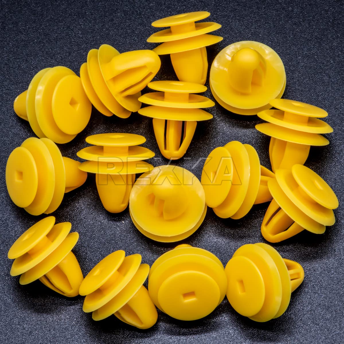 Rexka 15Pcs 8Mm Hole Door Trim Panel Retainer Clip Fastener Compatible With Hyundai Kia 82315-38000