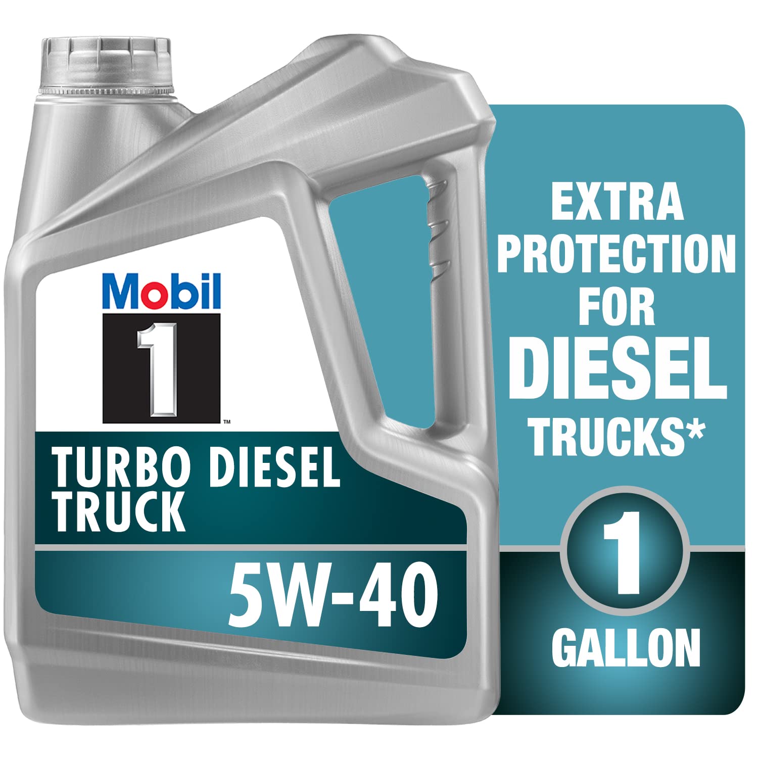 Mobil 1 Turbo Diesel Truck Full Synthetic Motor Oil 5W40, 1 Gal