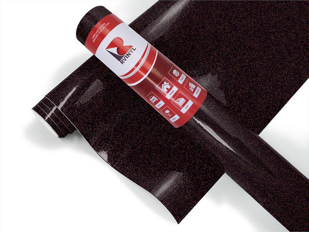 3M 2080 Series Gp282 Gloss Ember Black - 5Ft X 30Ft - 150Sq Ft - Dual Cast Thick Vinyl Car Wrapping Film - Vehicle Sheet Roll
