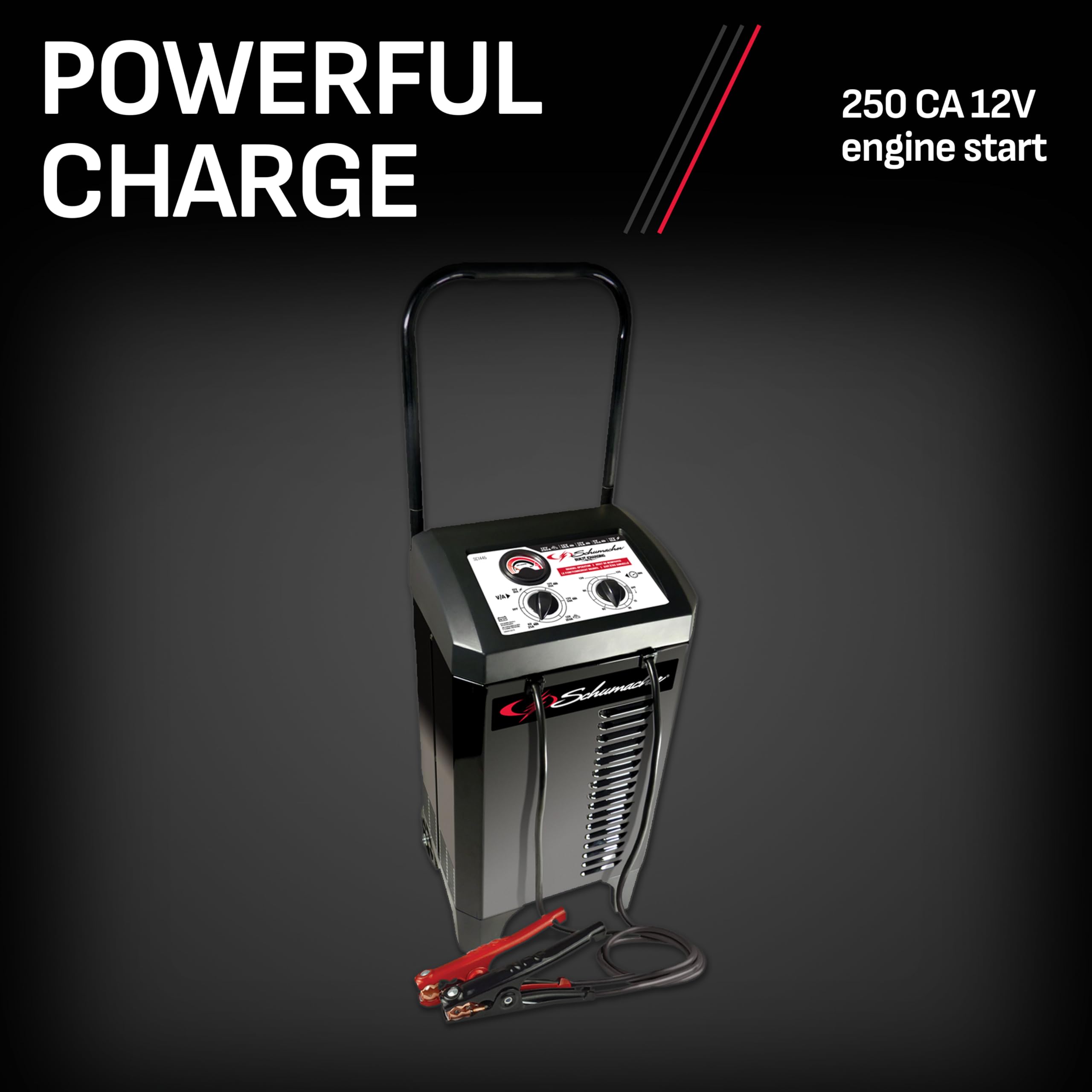 Schumacher Electric SC1445 Battery Charger & Jump Starter, 250 Amps, 6V/12V, for Cars, SUVs, Trucks & Boats