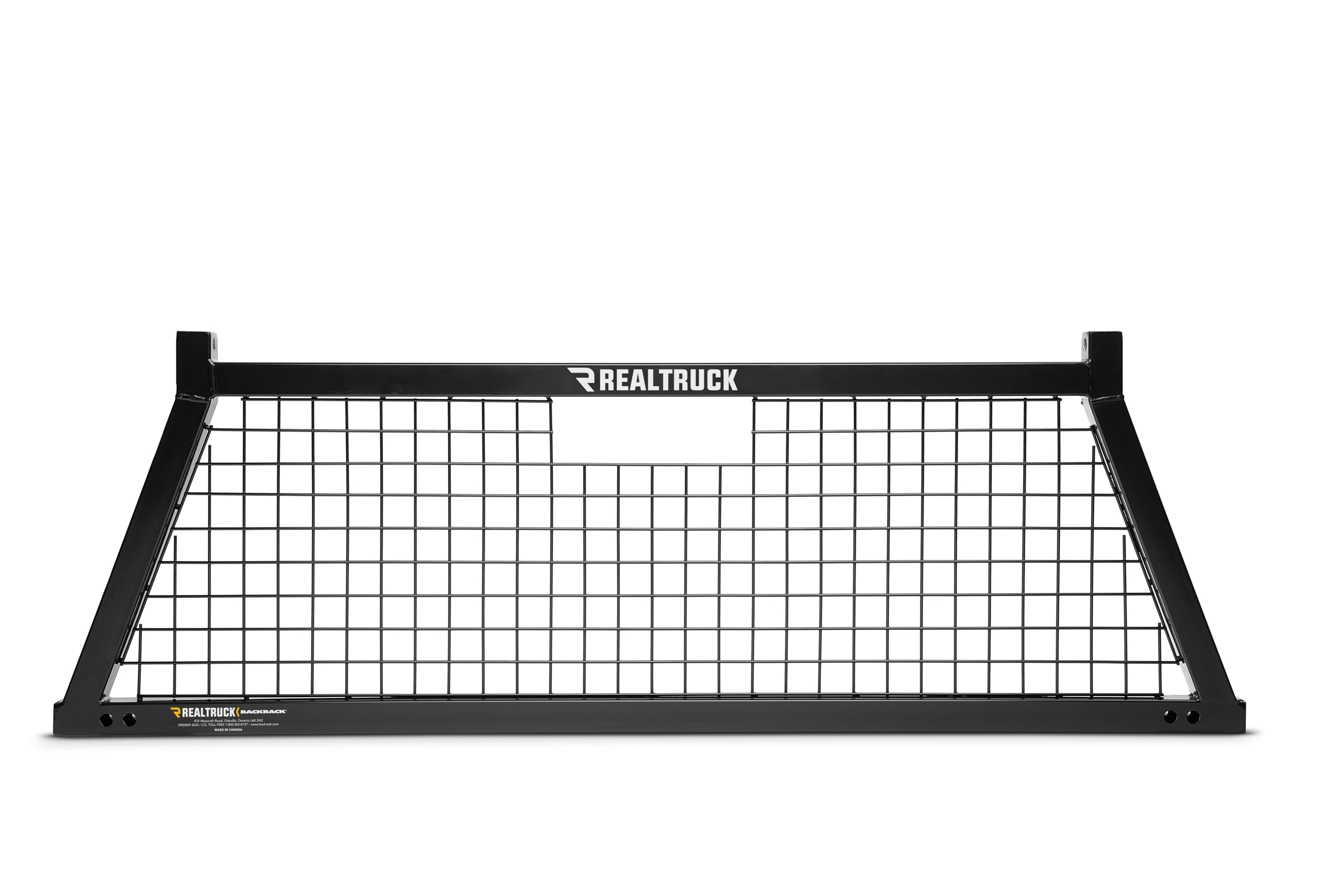 Realtruck Backrack Safety Rack Frame Only | Black, No Drill | 10900 | Fits 2004-2025 Ford F-150; 2008-2019 & 2022-2025 Toyota Tundra; 2019-2025 Chevrolet/Gmc Silverado/Sierra 1500 & Others