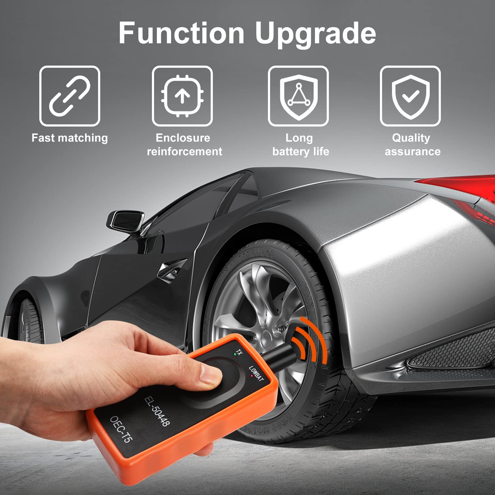 Hunbilfin Tpms Relearn Tool For Gm Auto Tire Pressure Monitor System Sensor Activation Tpms Reset Tool Oec-T5 El-50448 For Gm/Ca
