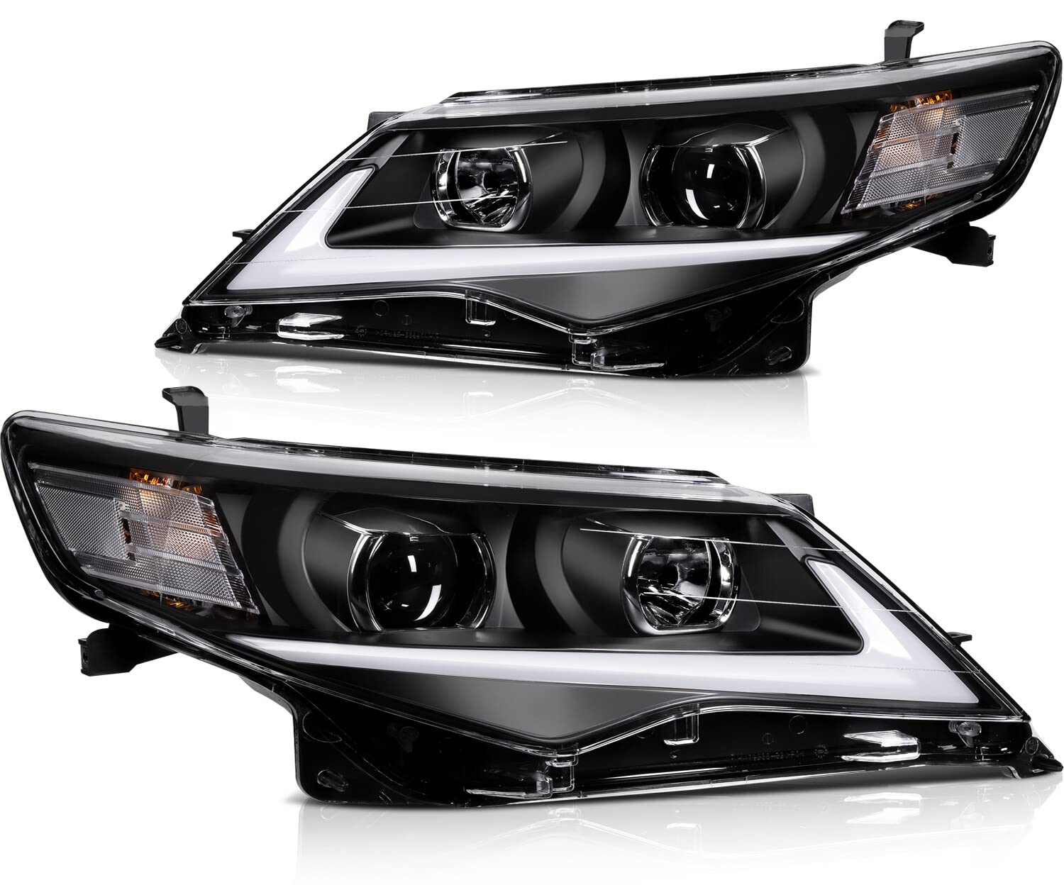 OCPTY Headlight Assembly Pair Replacement For 2012-2014 for Toyota Camry