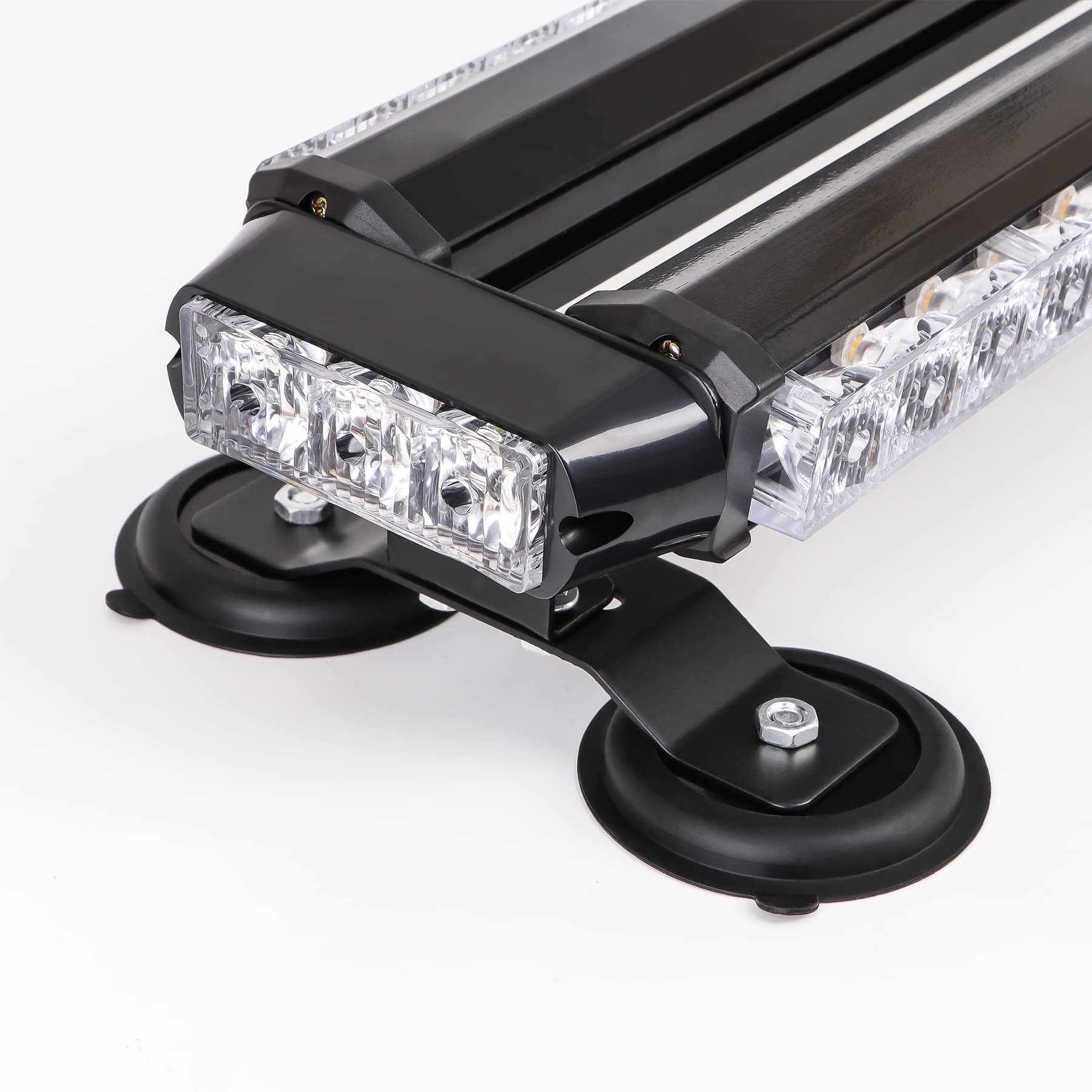 Cumart 26.5'' 54 Led Automotive Rooftop Beacon Light Bar Double Side Emergency Warning Flash Strobe Snow Plow Light Traffic Advi