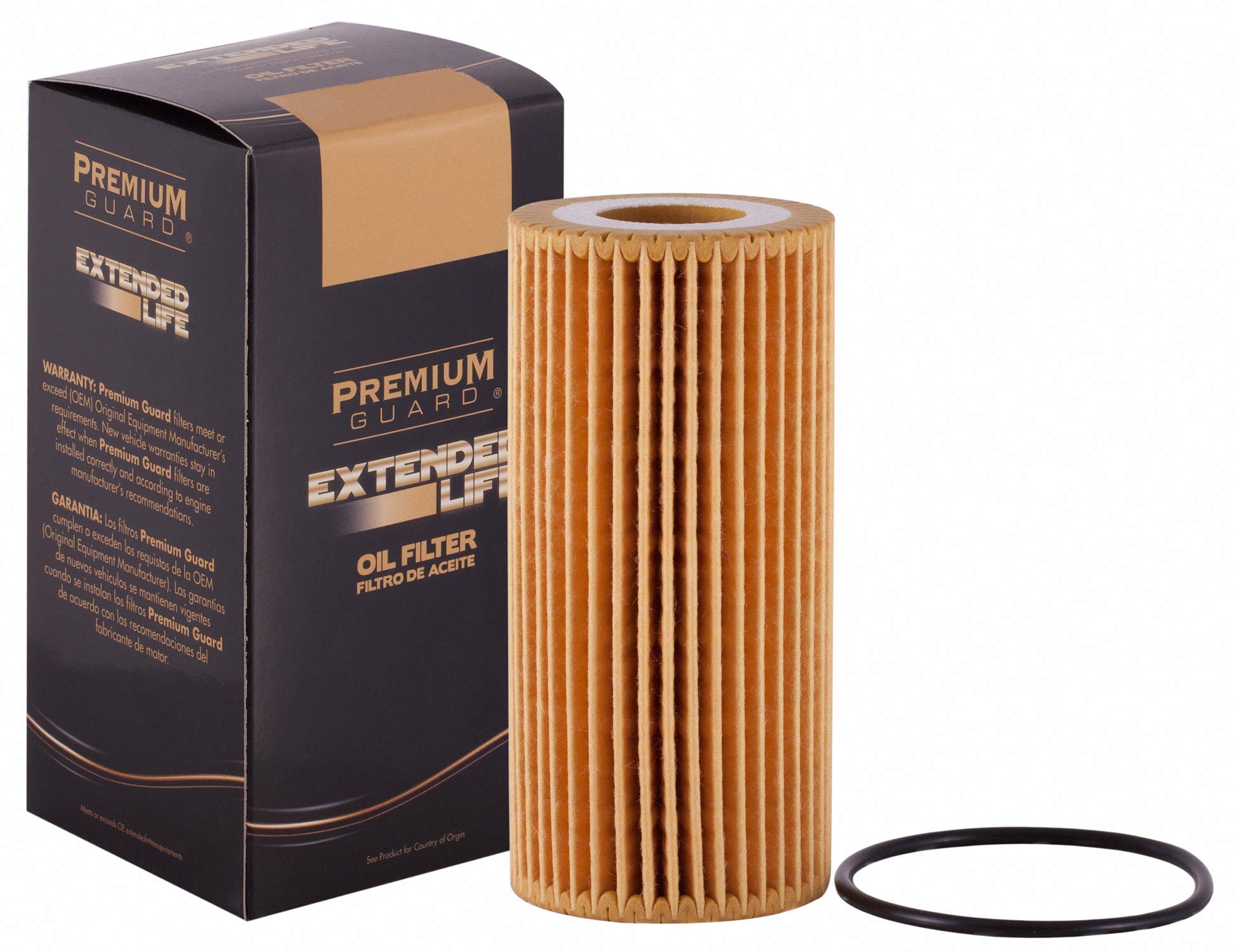 Premium Guard PG8161EX Extended Life Oil Filter up to 10,000 Miles | Fits 2023-13 various models of Volkswagen, Audi, Porsche, S