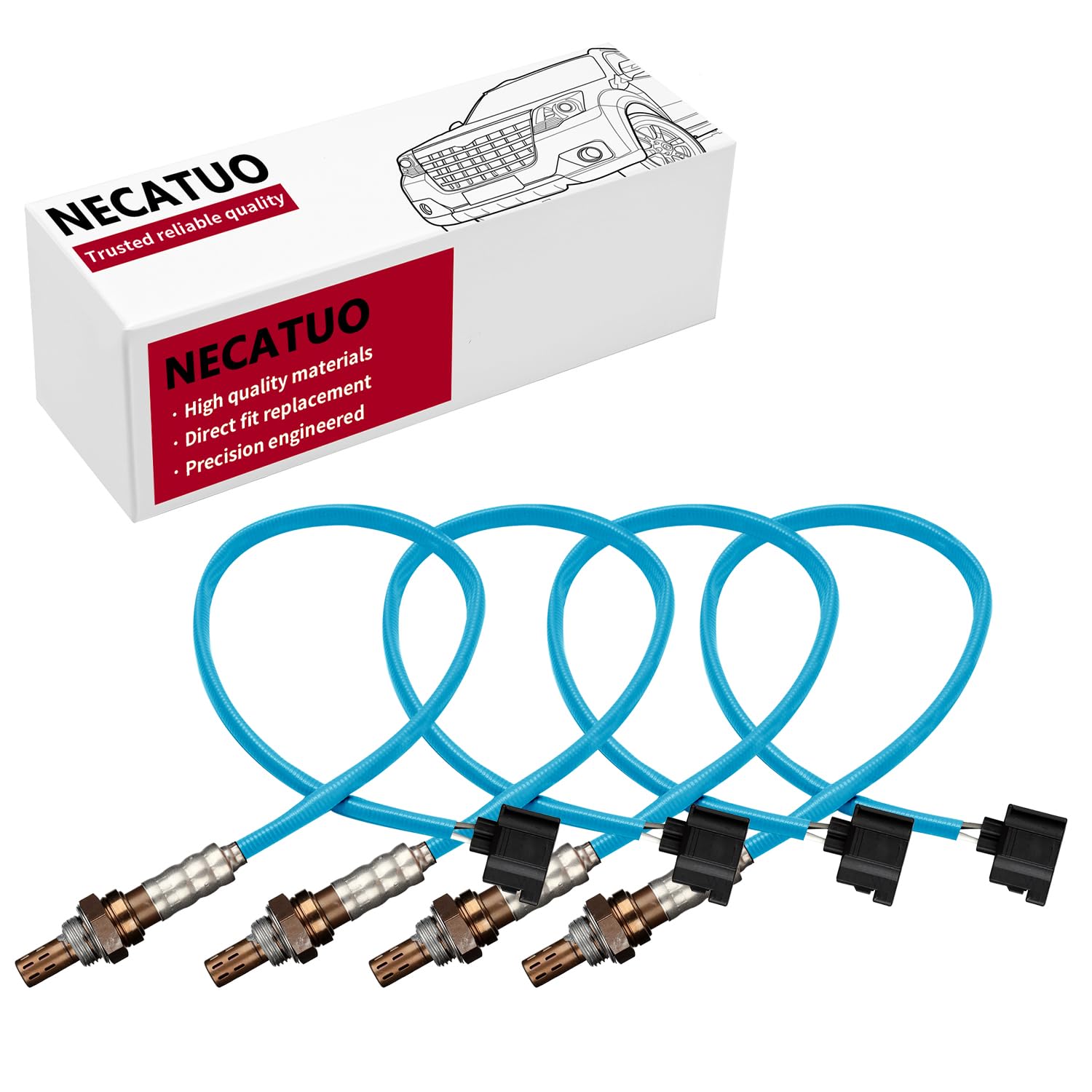 Necatuo 234-9066 Upstream O2 Oxygen Sensor Heated Air Fuel Ratio Compatible With Acura Tsx 2.4L For 36531-Rbb-003 Su6973 Es10940