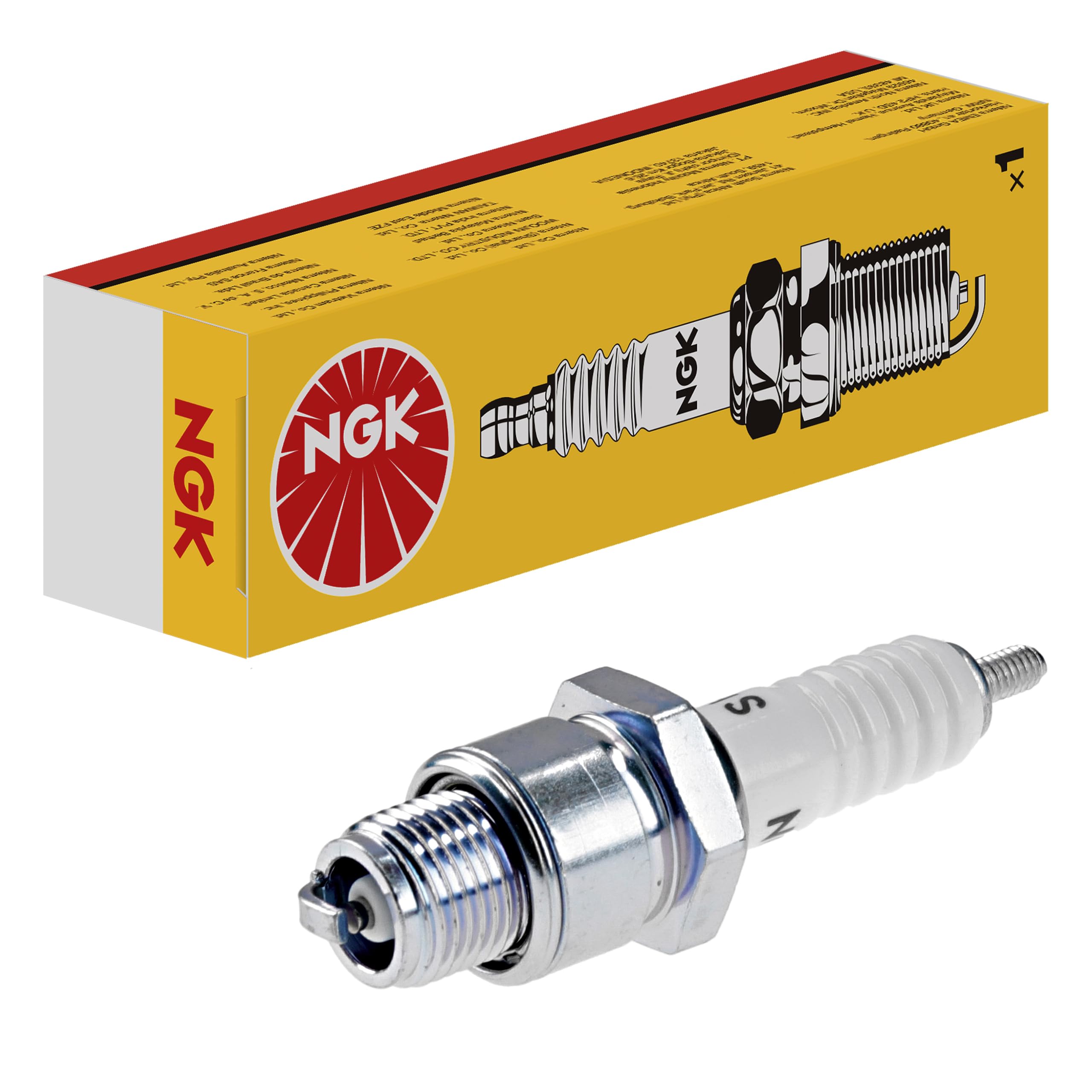NGK (2129) B7HS-10 Standard Spark Plug, Pack of 1