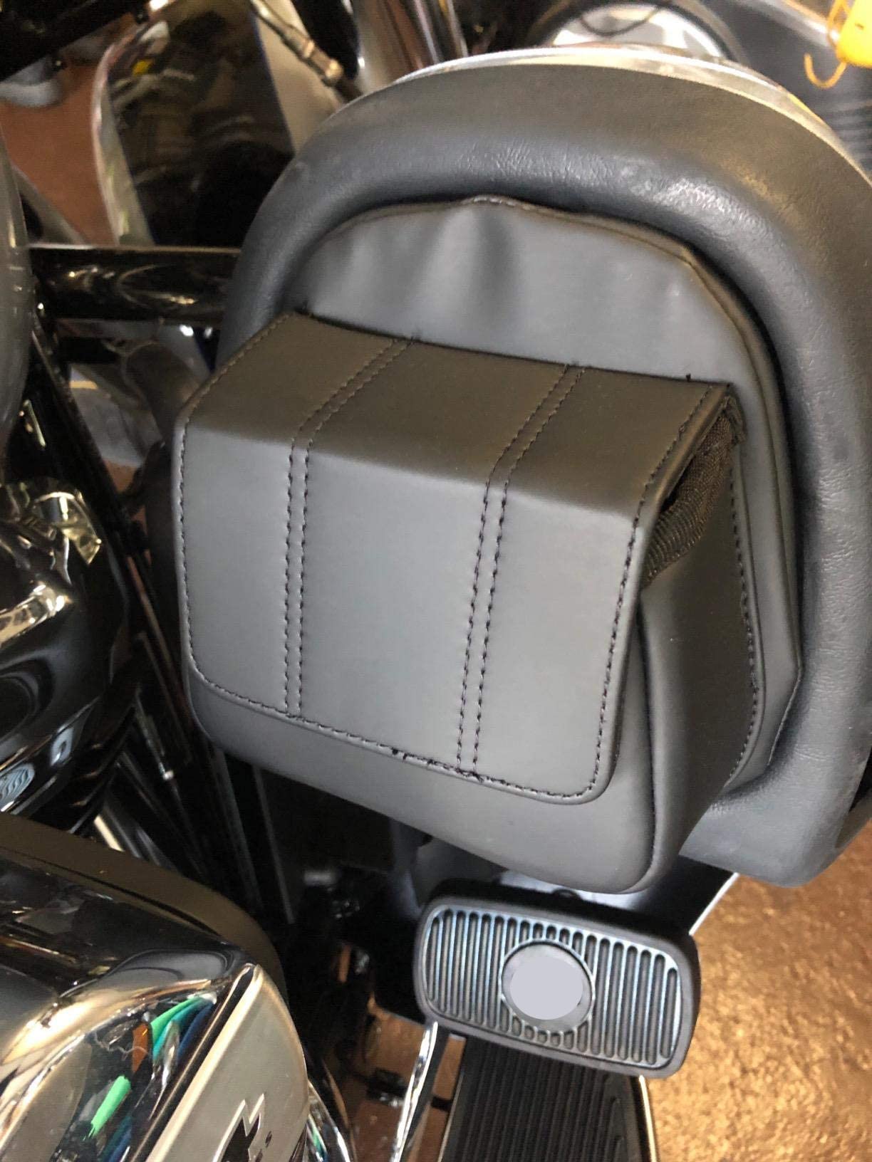 WOWTK Pair of Lower Fairing Panels Storage pouches,Fairing Lower Door Pockets fits for Harley Touring Road Glide Street Glide Tr