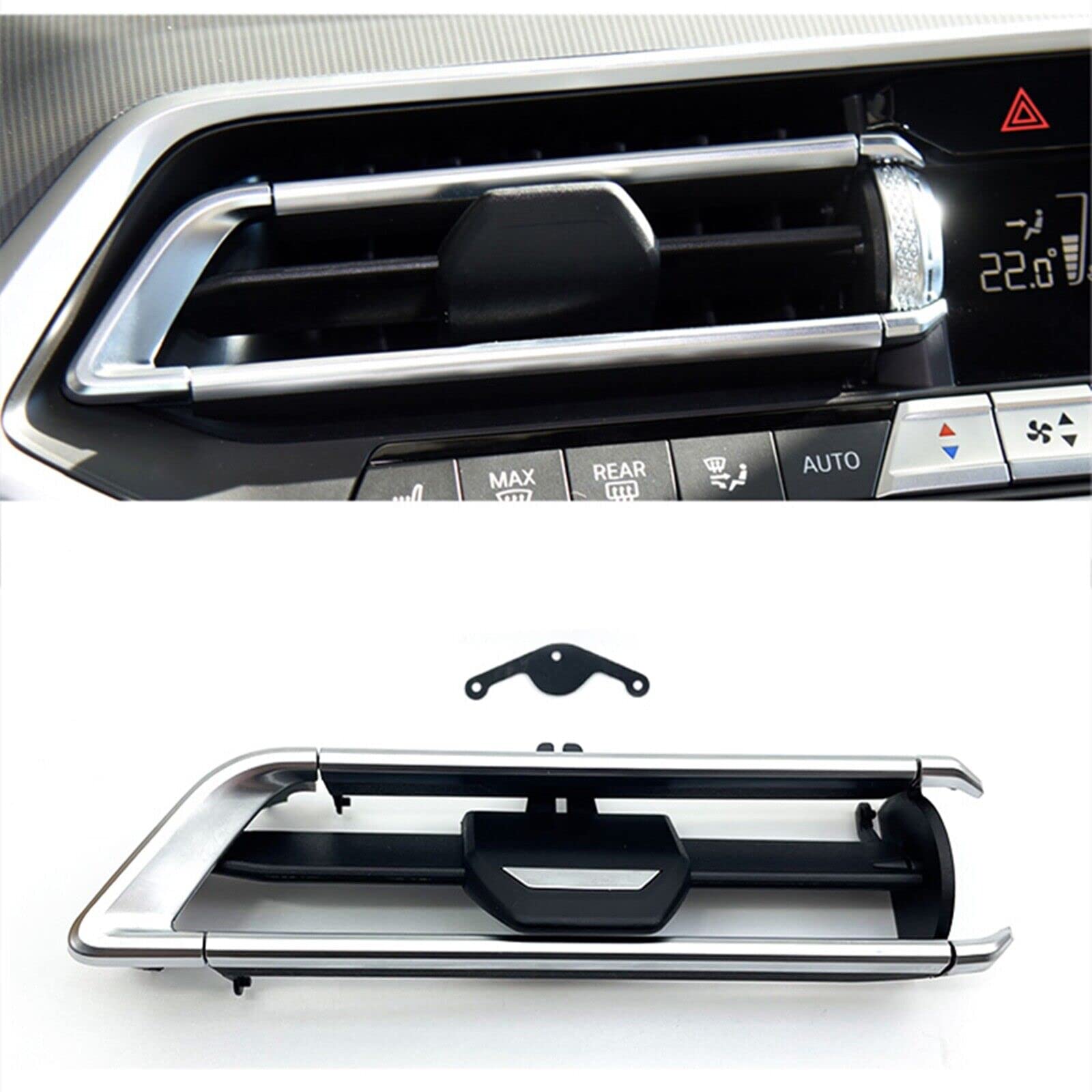Partscollect Front Center Left Right Air Vent Outlet Grille AC Slide Clip Repair Kits Compatible with BMW X5 X6 X7 G05 G06 G07 2