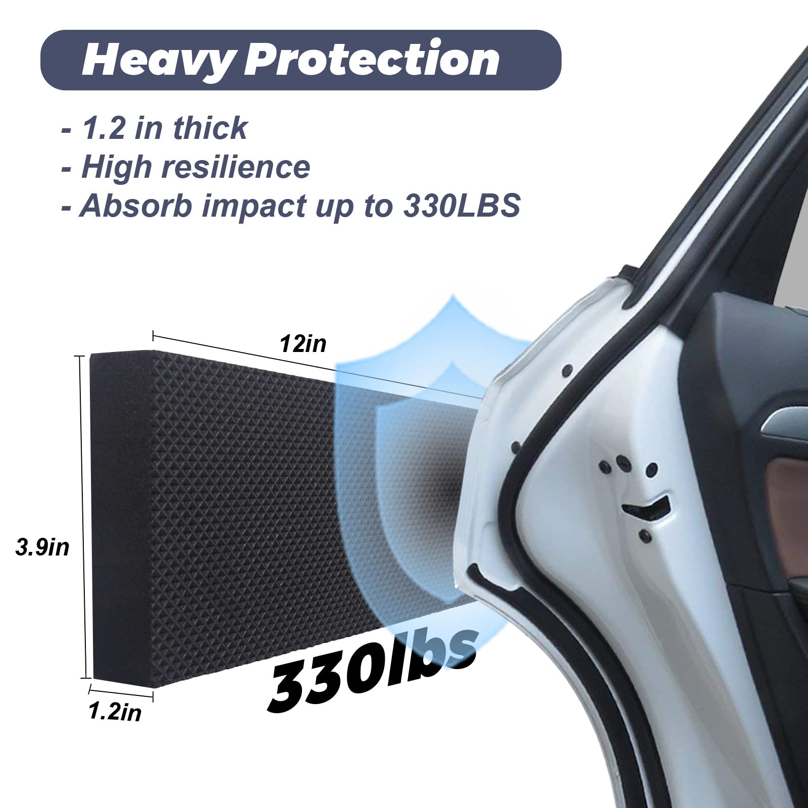 Garage Wall Protector Car Door Protectors Garage Guards Bumpers Eva Foam Thick Water Resistance Self Adhesive Garage Wall Pad Fo