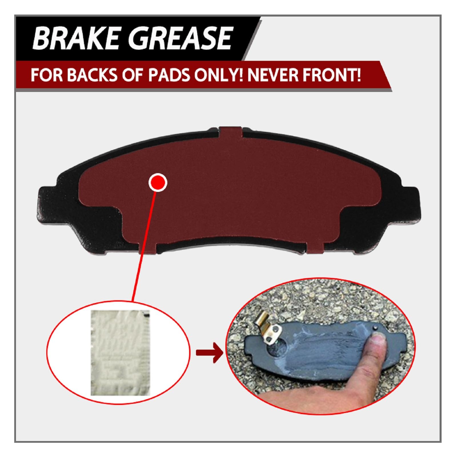 Sipautec-8Pcs Front Rear Ceramic Brake Pads Compatible With 2014 2015 2016 2017 2018 2019 2020 Nissan Pathfinder All Trims Sp128