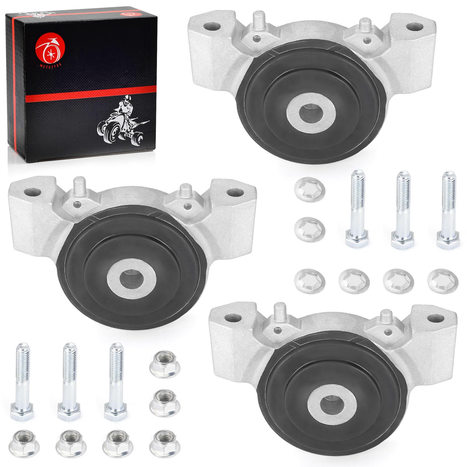 3 Pcs Engine Mount Isolator for Polaris Ranger RZR 570 900 1000 General 1000 ACE 325 500 570 Brutus RS1 1332955