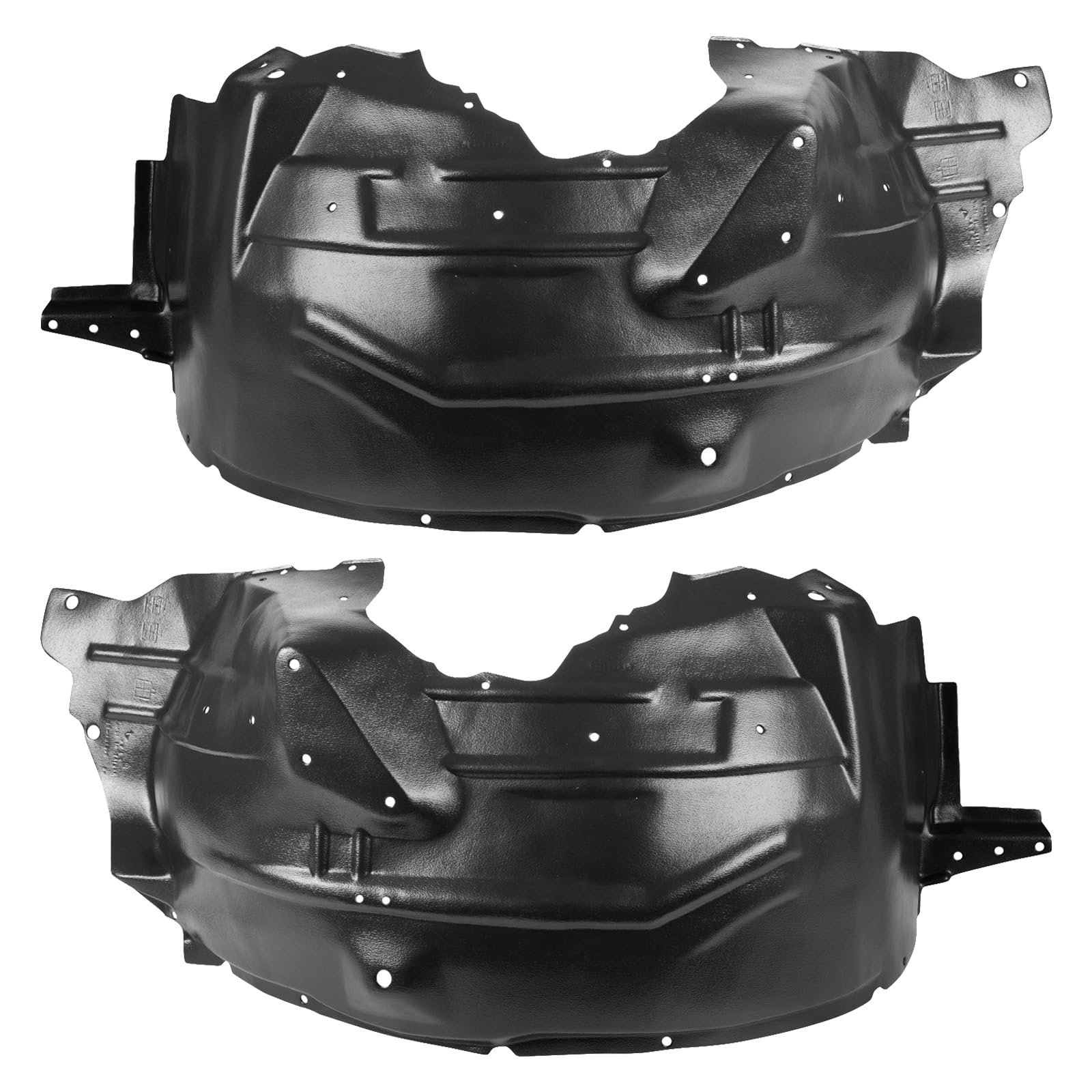 Trq Inner Fender Liner Set Compatible With 2000-2004 Ford F-250 Super Duty F-350 Super Duty Fo1246108 Fo1251137
