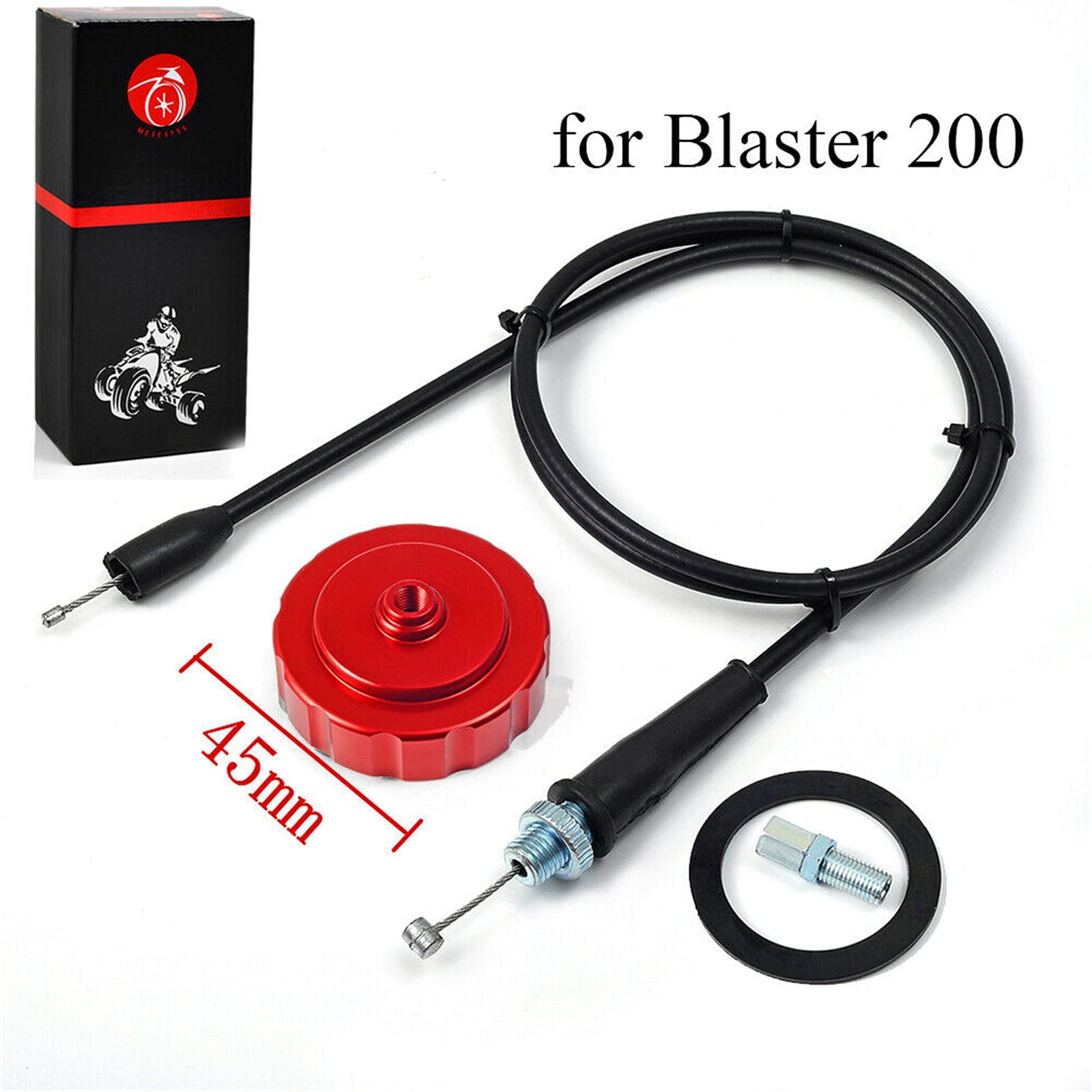 MOTO1988 Throttle Cable for Yamaha Blaster YFS200 (1988-2006) - Durable Replacement Part