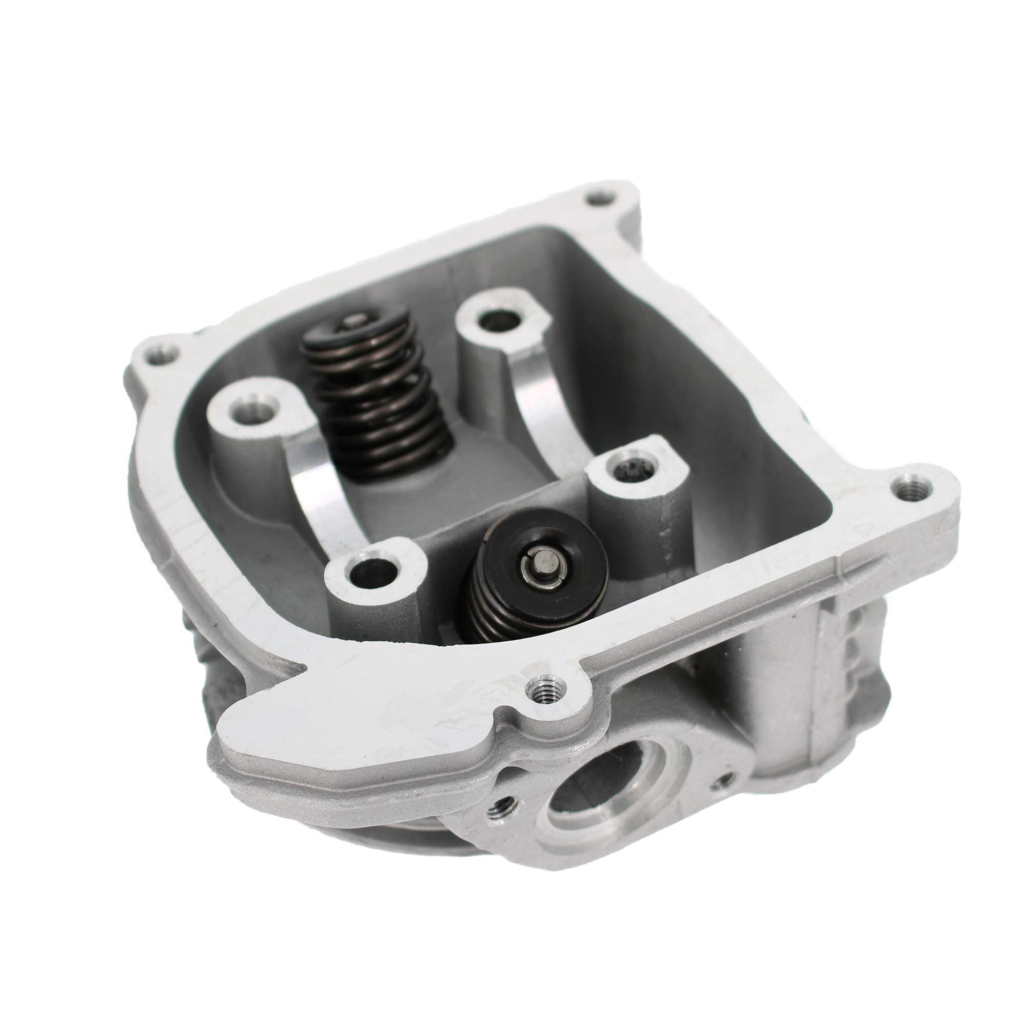 Glixal 52mm Racing Cylinder Head Assy for 49cc-105cc GY6 Engines, Big Valves, Non-EGR, Compatible with 139QMB/139QMA