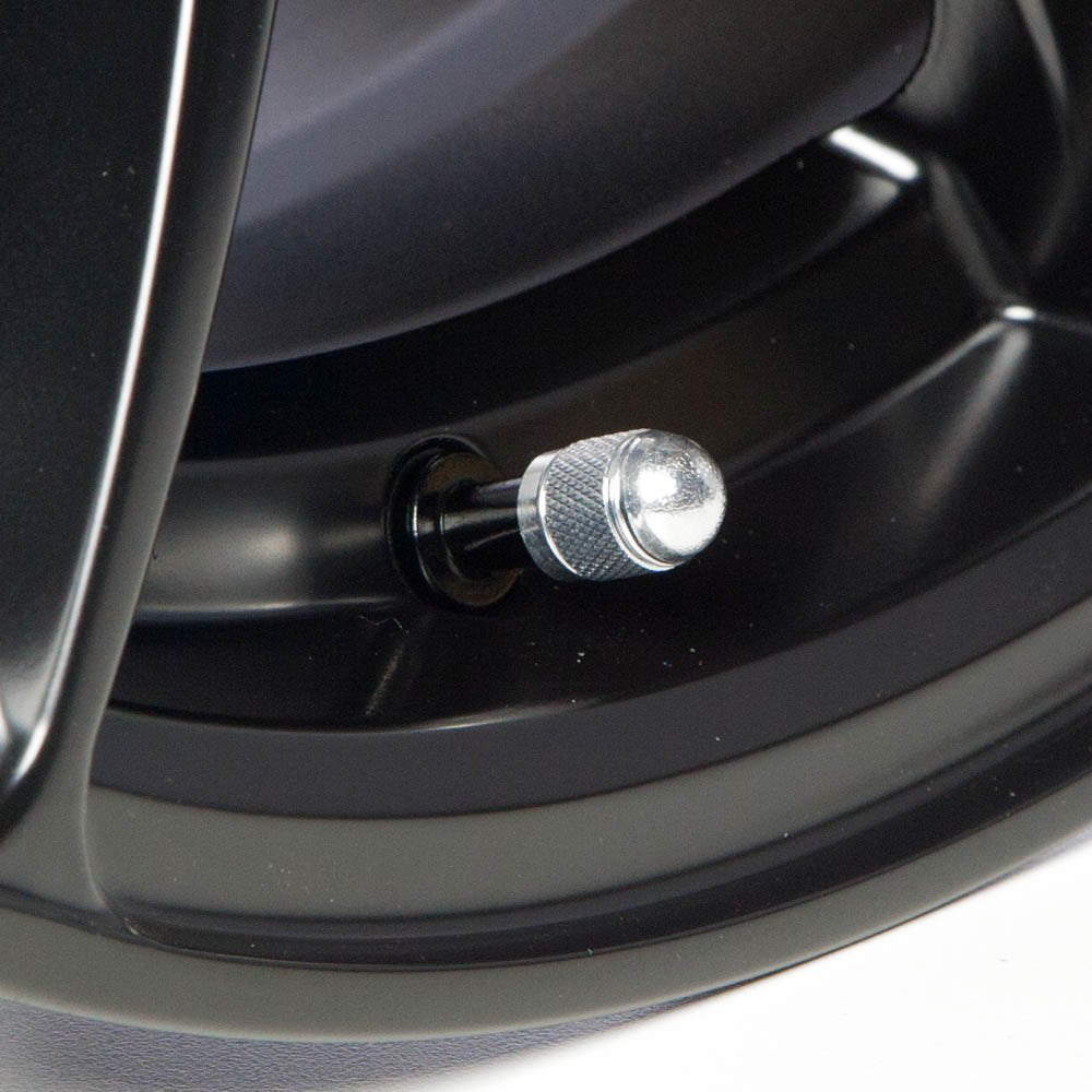 Circuit Performance Vc4 Series Silver Aluminum Valve Stem Caps (Set Of 4)