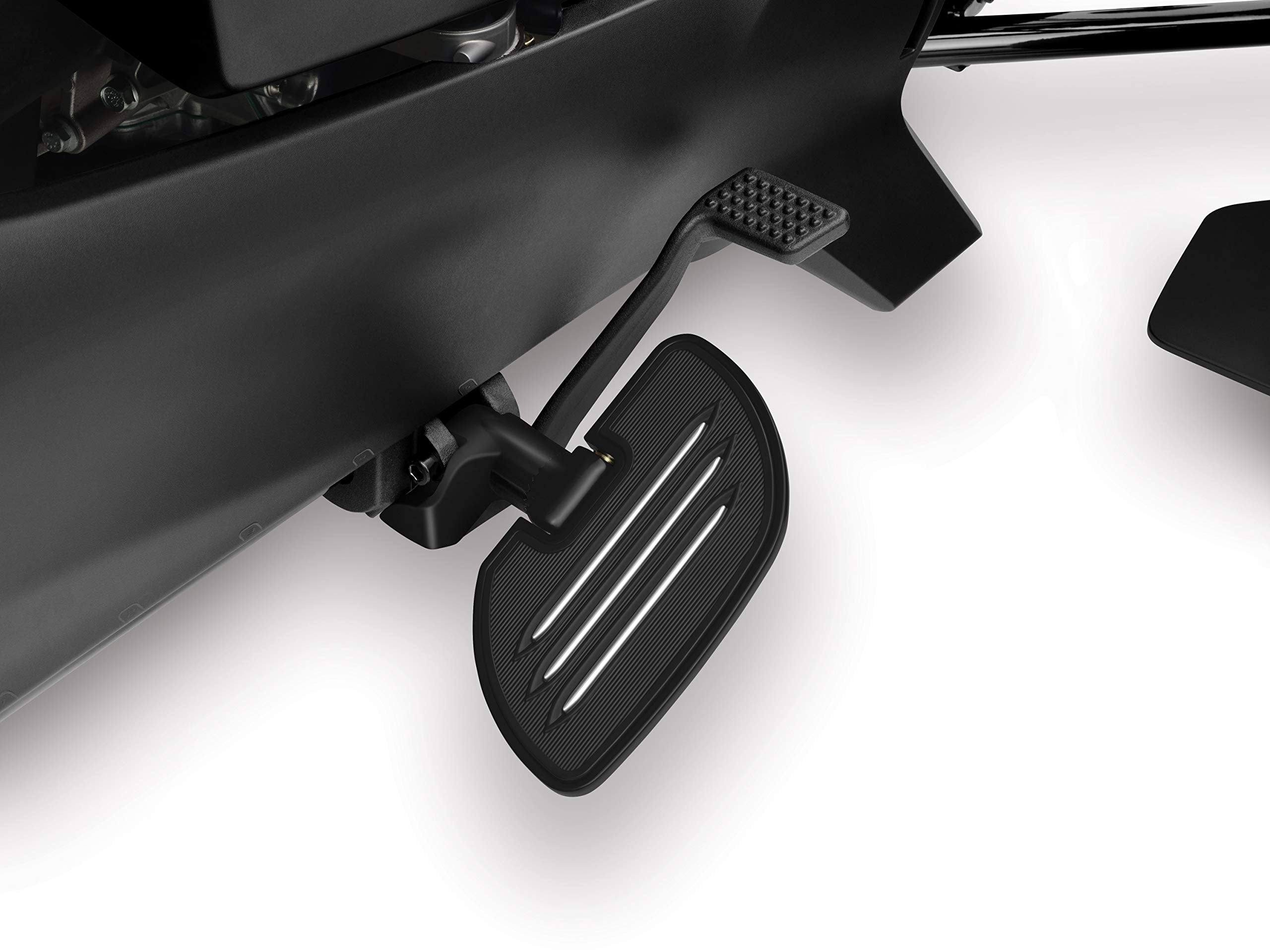 Show Chrome 41-404Bk Can-Am Ryker Black Commander Driver Board Fits All Ryker Models Fully Angle Adjustable