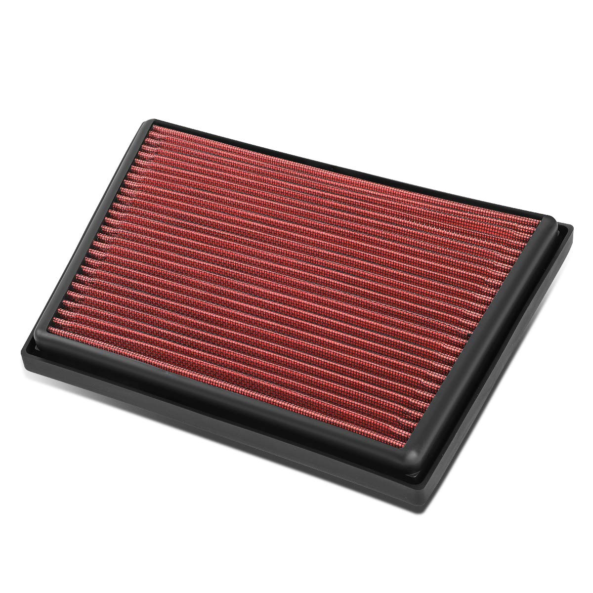 DNA Motoring AFPN-225-RD Clean Air Washable Drop In Panel Air Filter Enhance Engine Performance [Compatible with 14-19 Cooper/Co