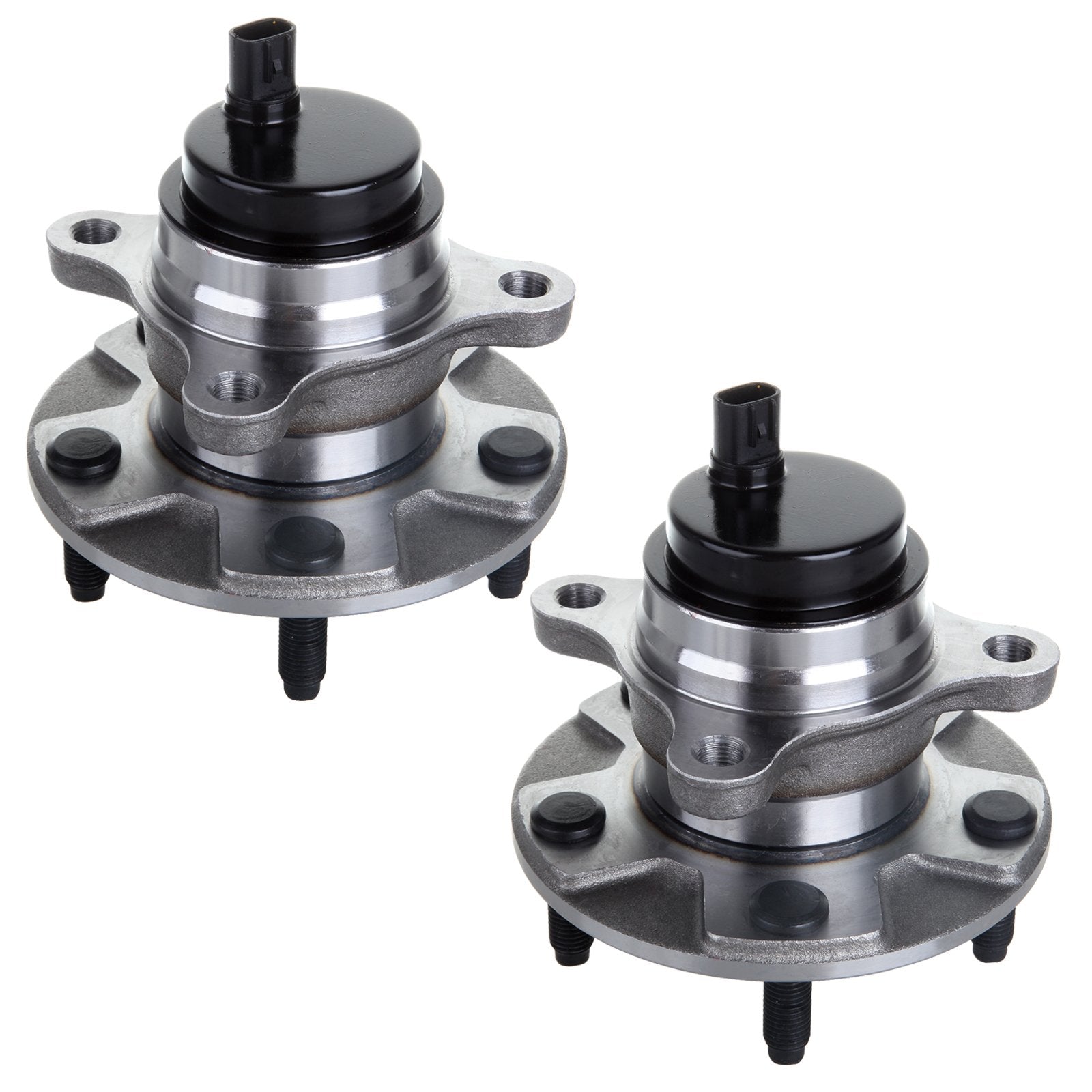 ECCPP Replacement for Pair of 2 New Complete Front Wheel Hub Bearing Assembly 5 Lugs w/ABS for 2006-2013 for LEXUS 513284 x2
