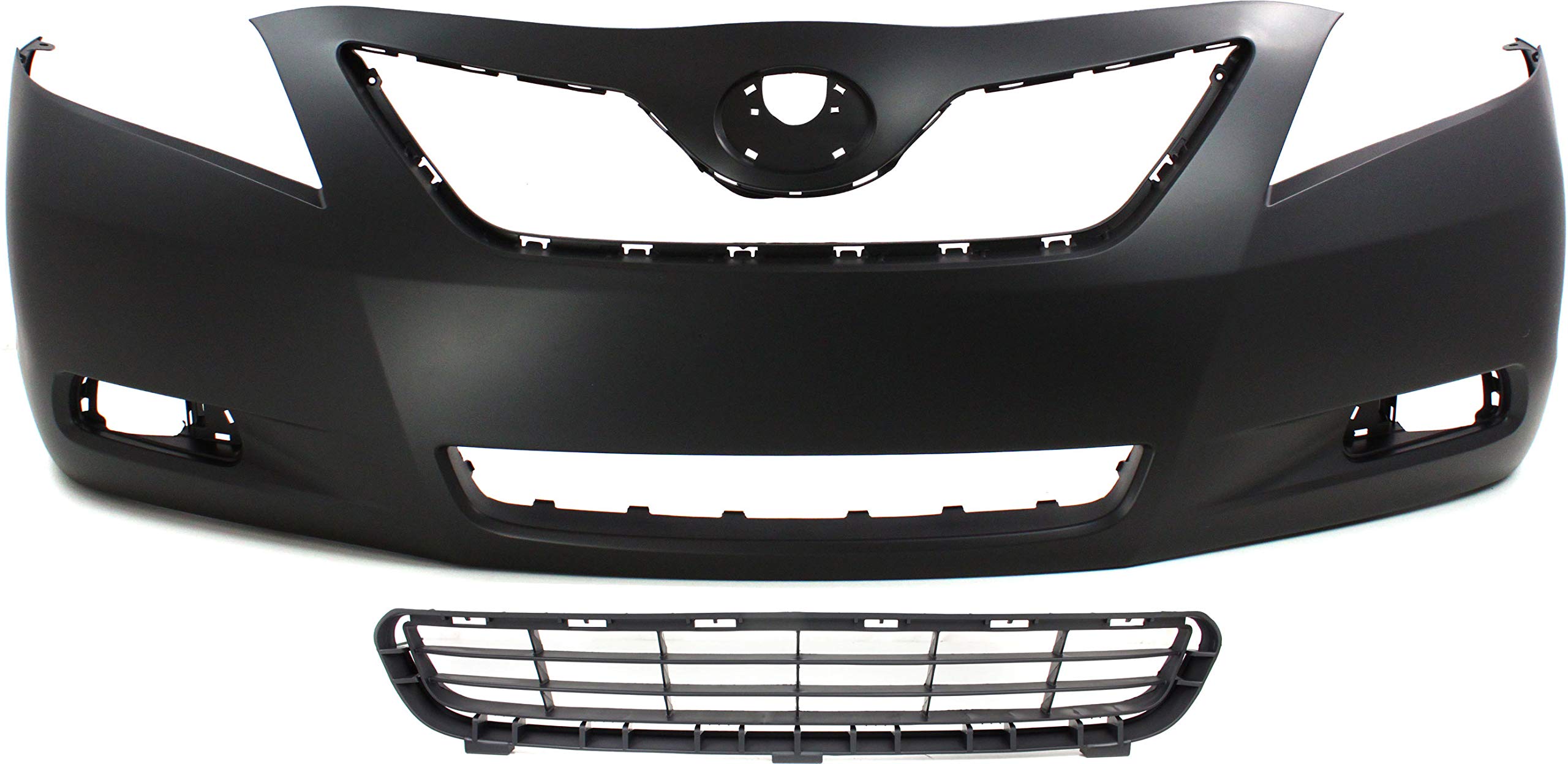 Garage-Pro Front Bumper Cover Kit Compatible With 2007-2009 Toyota Camry Primed For Base | CE | LE | XLE | Hybrid Models, USA Bu